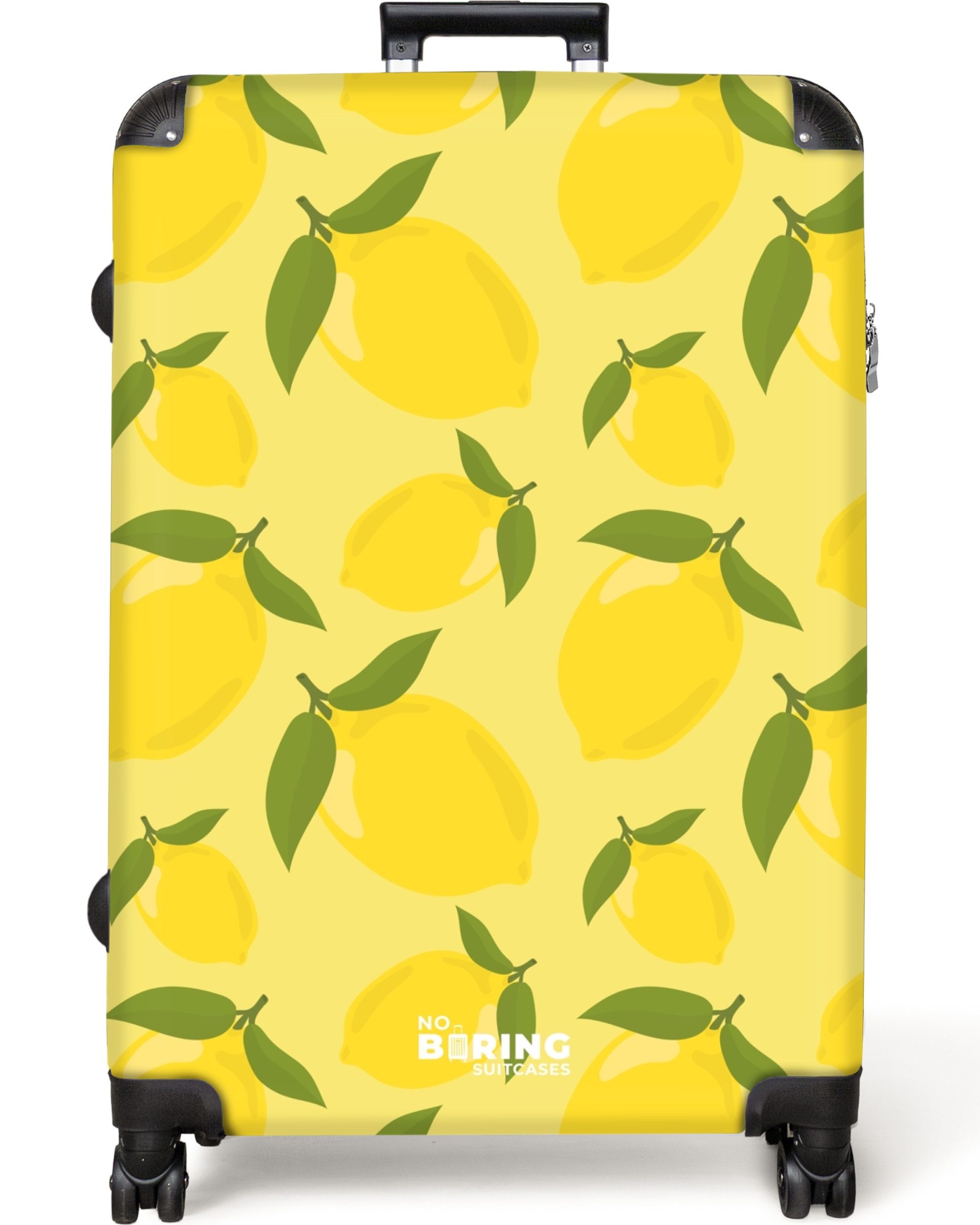 NoBoringSuitcases.com© Hartschalen-Trolley Pastellgelb mit Zitronen 77 günstig online kaufen