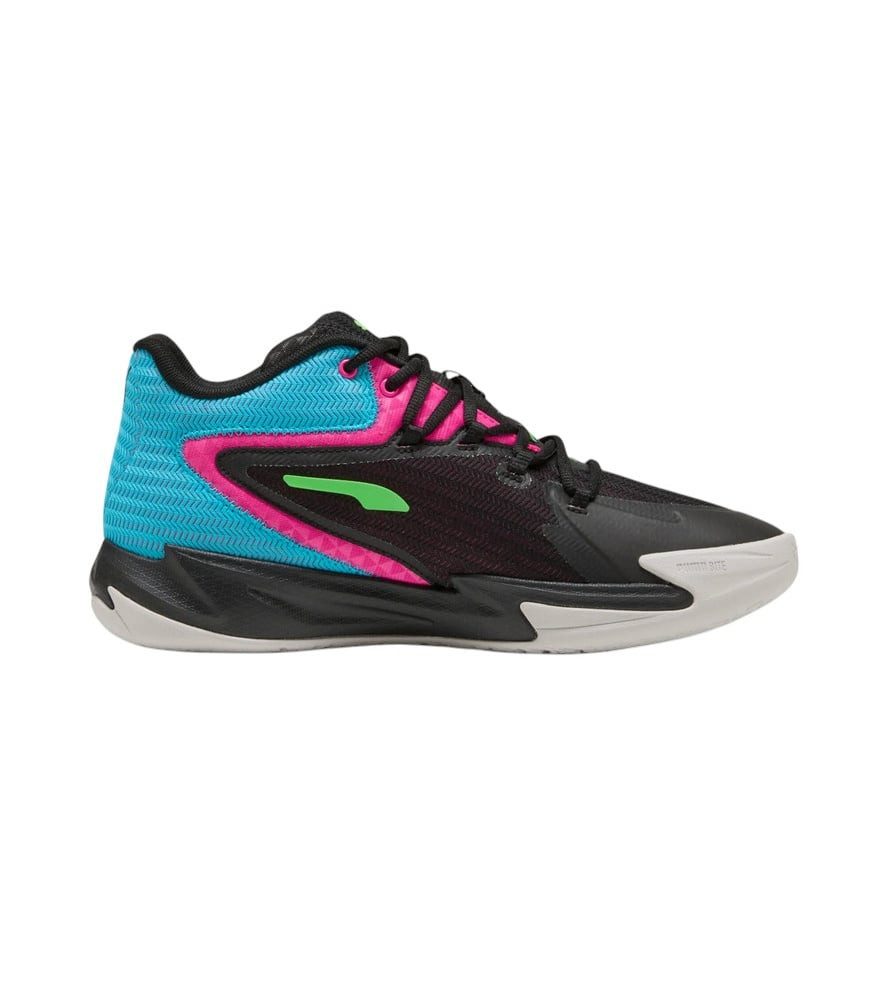 PUMA Hallen-Indoorschuhe Dagger (Basketball) schwarz/bunt Herren Badmintonschuh