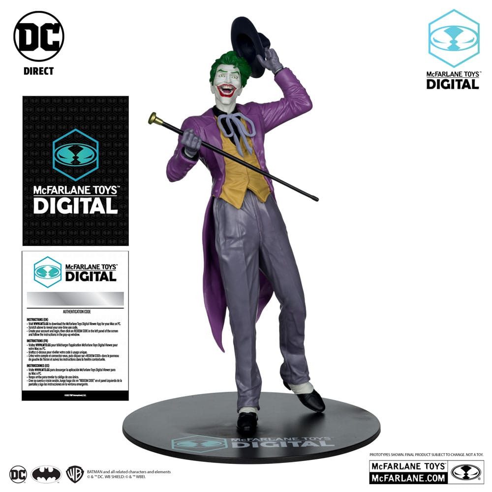 McFarlane Toys Actionfigur DC Direct PVC 1/6 The Joker by Jason Fabok (McFarlane Digital)