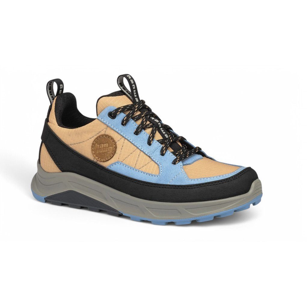 Hanwag Wander-Travelschuhe Rotpunkt Light Low (Veloursleder/Synthetik) Wanderschuh