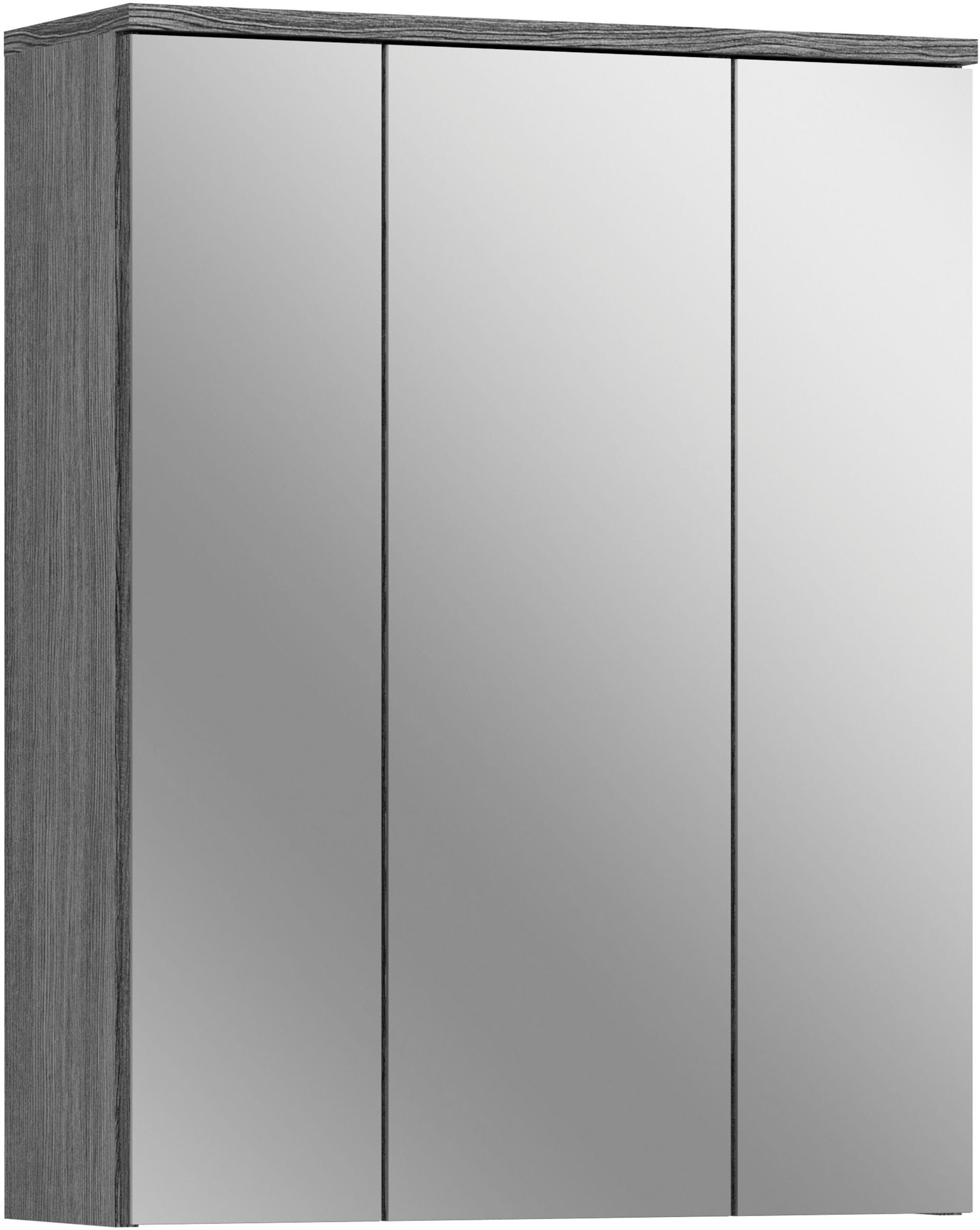welltime Badezimmerspiegelschrank LUCCA, TOPSELLER!, Breite 60cm, 3 Spiegel günstig online kaufen