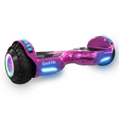RCB Balance Scooter GEEKME Z5 series Hoverboard mit Dualmotor 300W mit Bluetooth-Player, 15,00 km/h, 6.5" Hoverboard mit LED-Leuchter max.Geschwindigkeit 15km/h