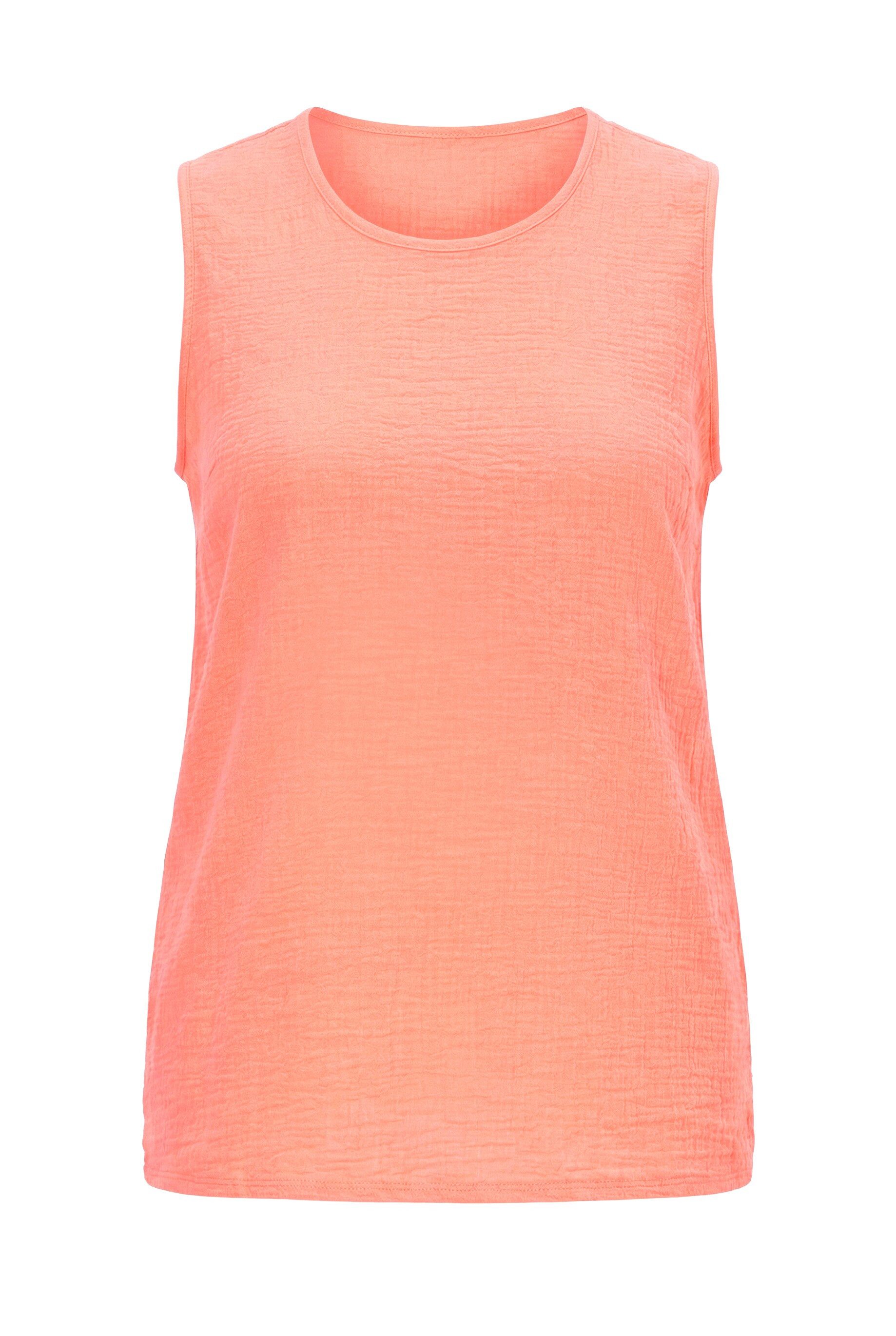 Angel of Style Spitzenbluse Blusentop A-Linie Musselin