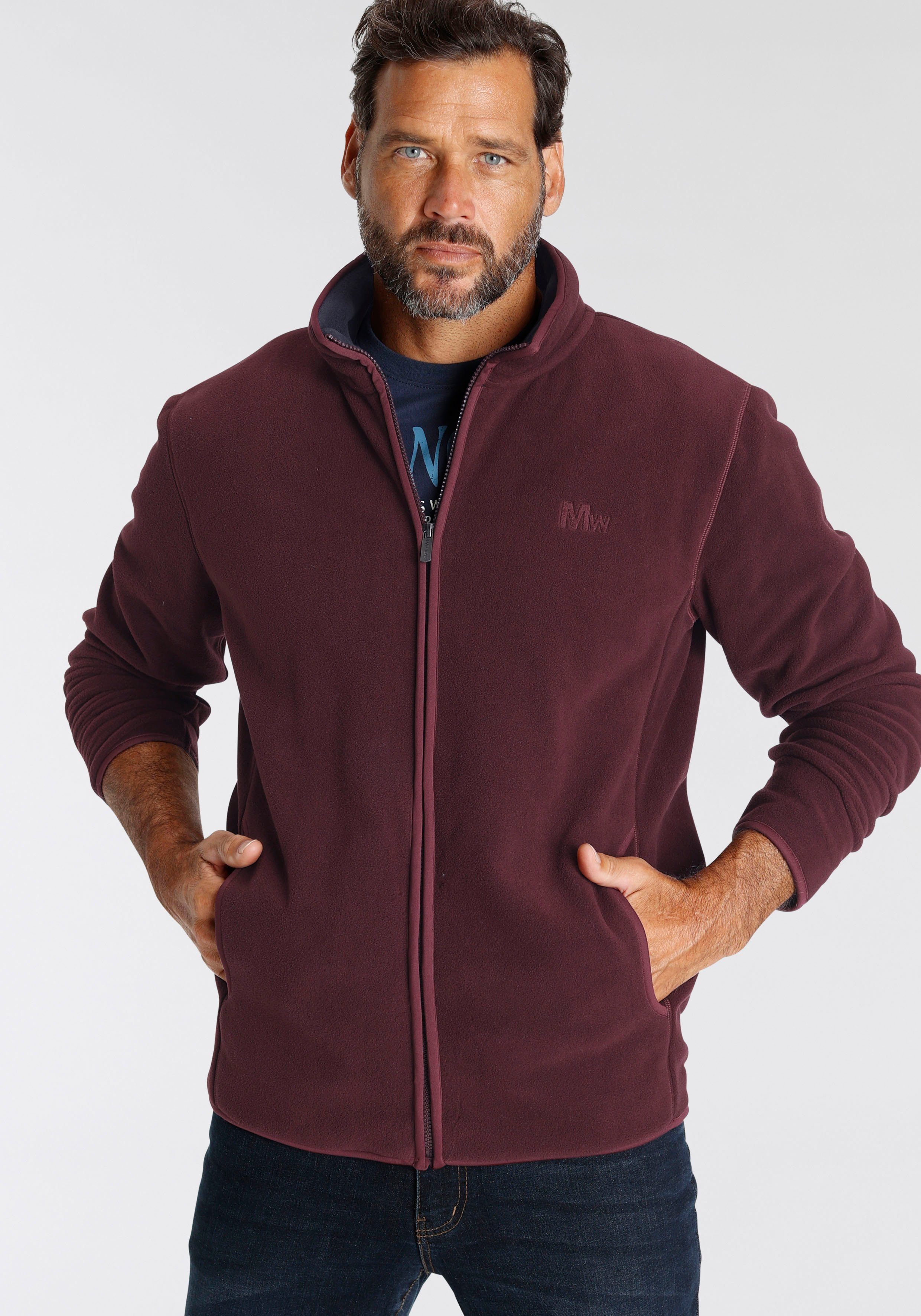 Man's World Fleecejacke für die Übergangszeit, aus Fleece, casual Look, schnelltrocknend