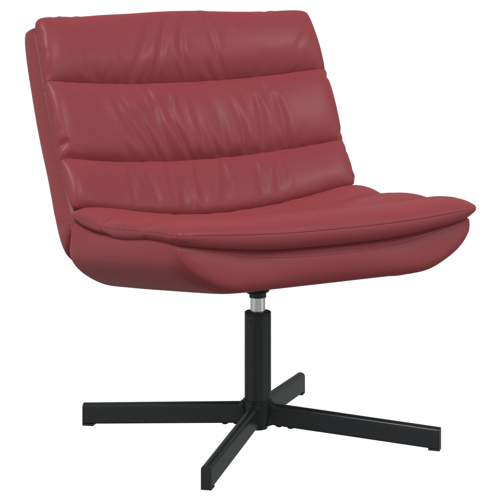 vidaXL Relaxsessel Schwenksessel Weinrot Kunstleder Standard günstig online kaufen