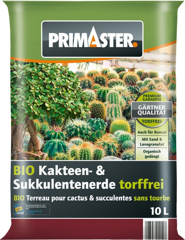 Primaster Spezialerde Primaster Bio Kakteen- & Sukkulentenerde torffrei, To günstig online kaufen