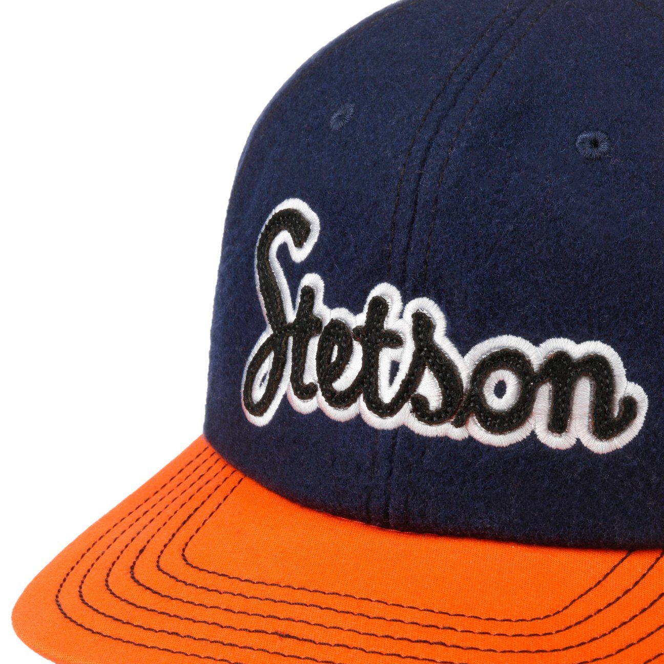 Schirm Stetson (1-St) Basecap dunkelblau Cap Baseball mit