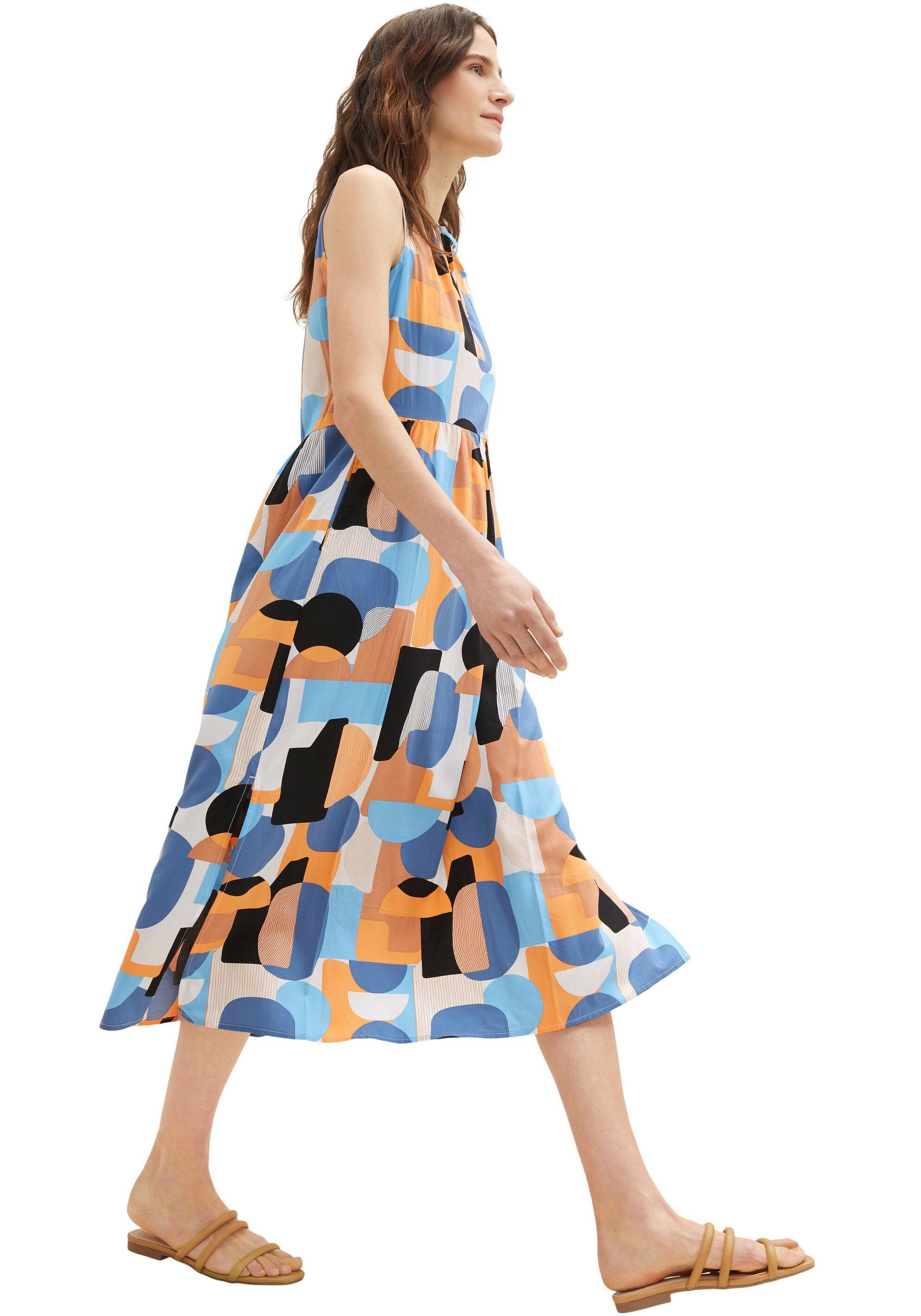 TAILOR shapes TOM retro Volantkleid abstract