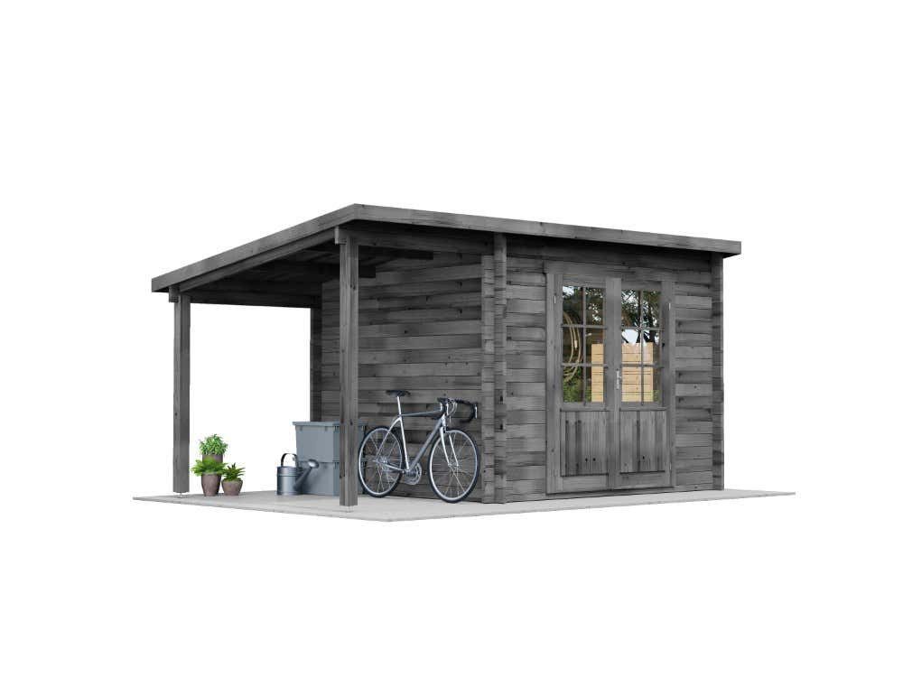 Alpholz Gartenhaus Holz Maria mit Schleppdach, günstig online kaufen