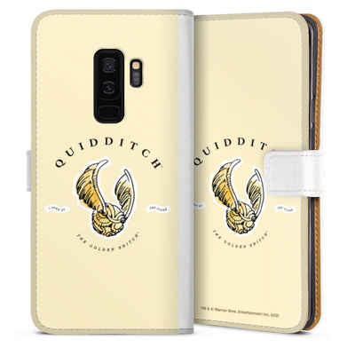 DeinDesign Handyhülle Quiddicht-The Golden Snitch, Samsung Galaxy S9 Plus Duos Hülle Handy Flip Case Wallet Cover
