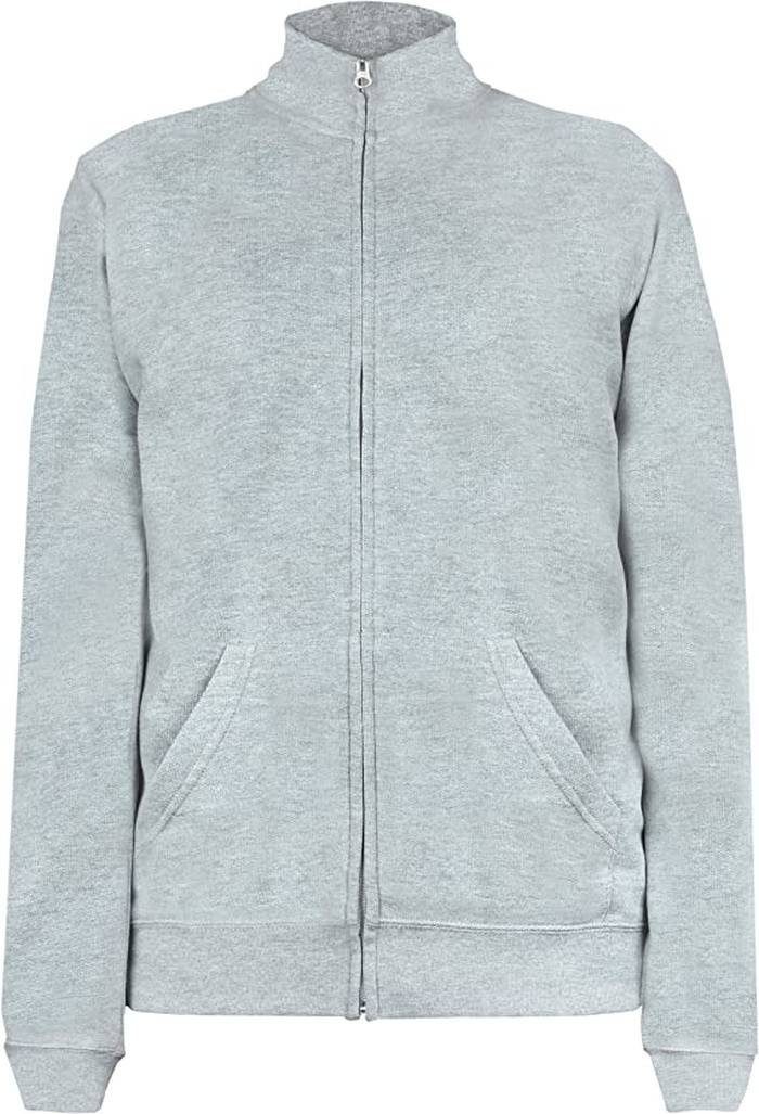 Strickjacke Sweatjacke mit Stehkragen