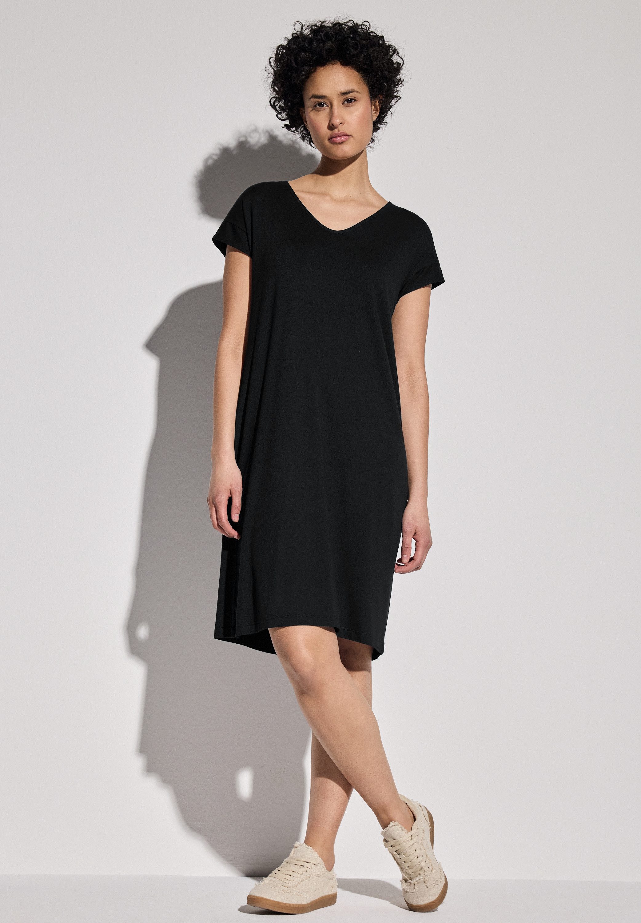 STREET ONE Jerseykleid Ohne Taschen knielang günstig online kaufen