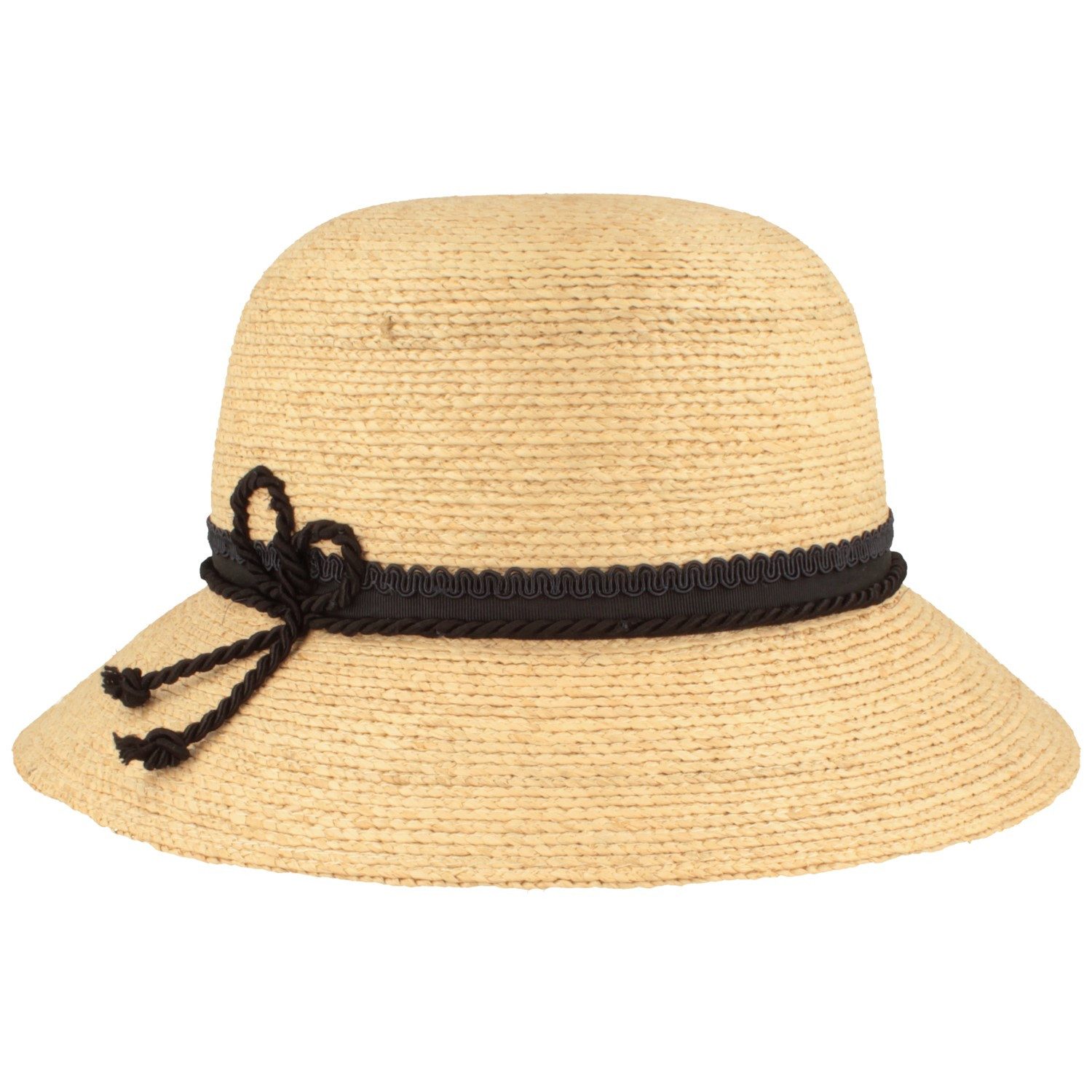 Breiter Trachtenhut Trachten Glocke aus Stroh mit UV Schutz 60
