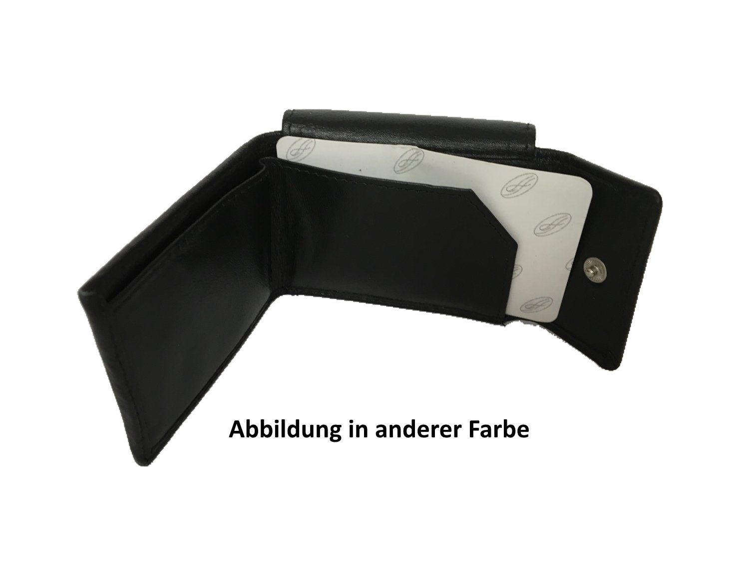DF Mini Geldbörse dunkelrote Minigeldbörse Leder bordo ...