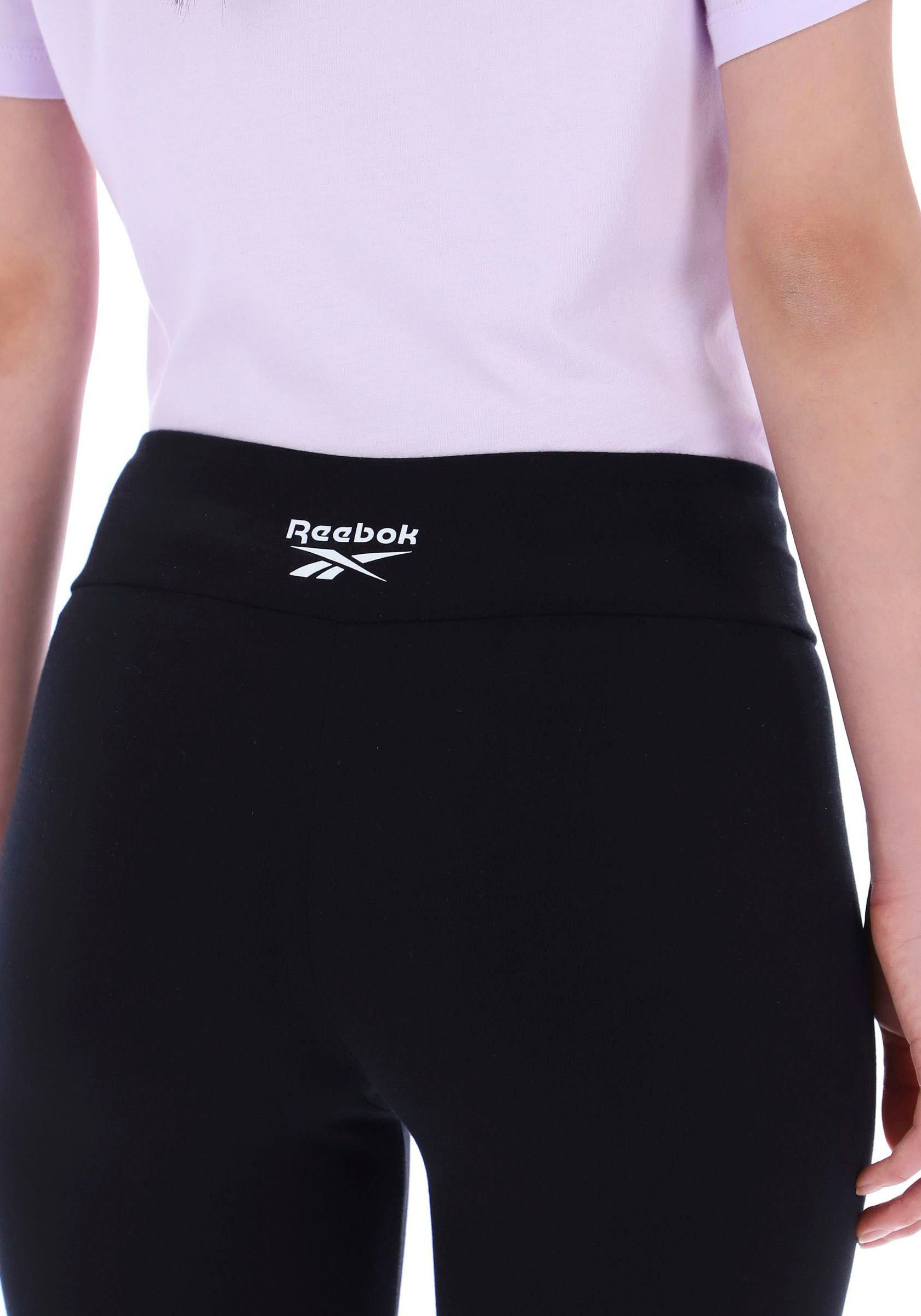 Reebok Leggings BRIE SMALL LOGO LEGGING Leggings-Form, aus Baumwolle und Elasthan, in den Größen XS bis XXL – Bild 4 von 5