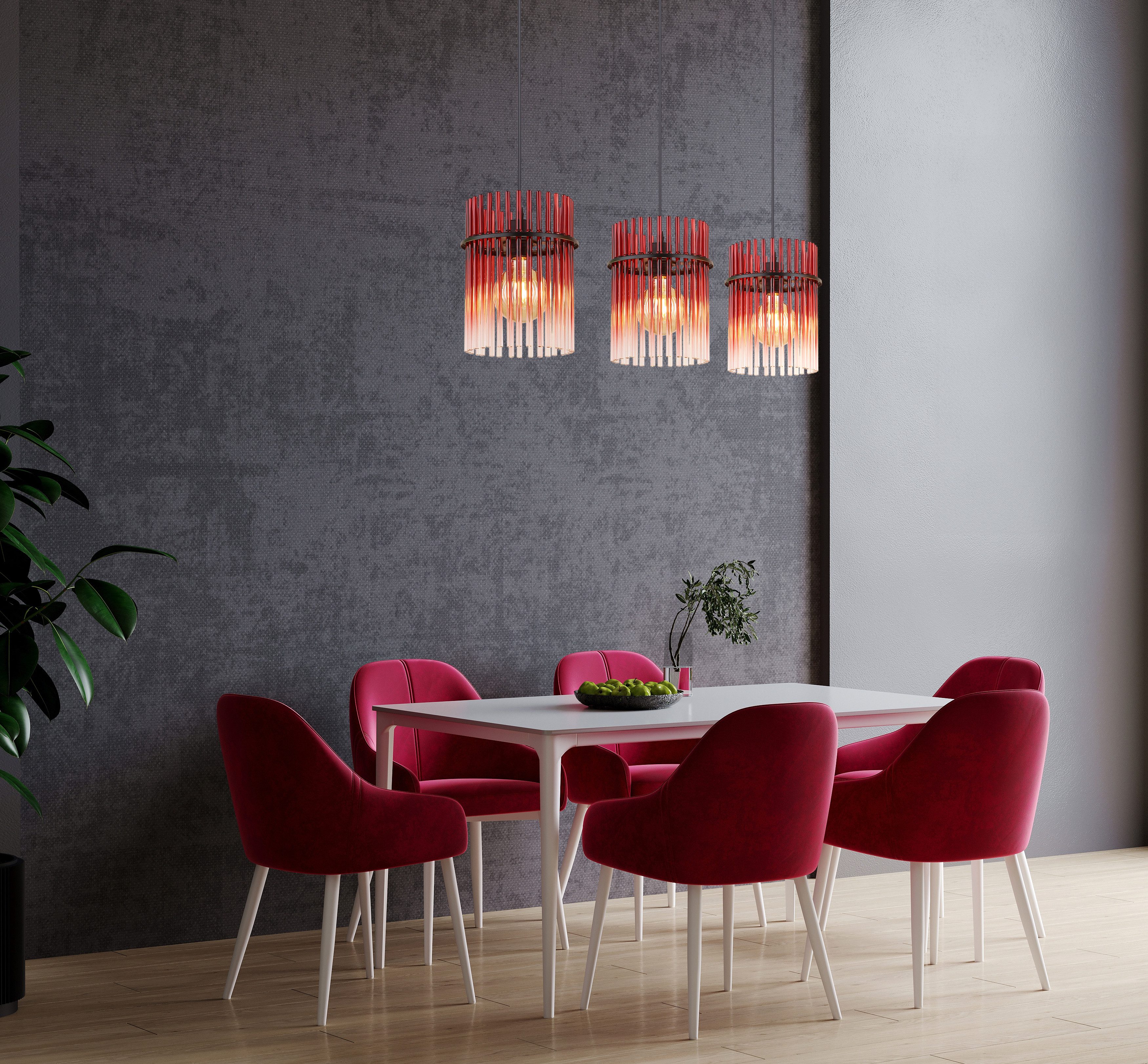 GLOBO LIGHTING Hängeleuchte GORLEY, ohne Leuchtmittel, Hängelampe/Pendelleuchte/Esszimmer/Wohnzimmer/Esstisch