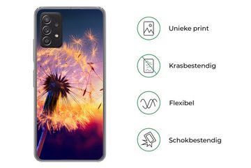 MuchoWow Handyhülle Löwenzahn - Blumen - Sonnenuntergang - Horizont - Nacht, Handyhülle Telefonhülle Samsung Galaxy A33