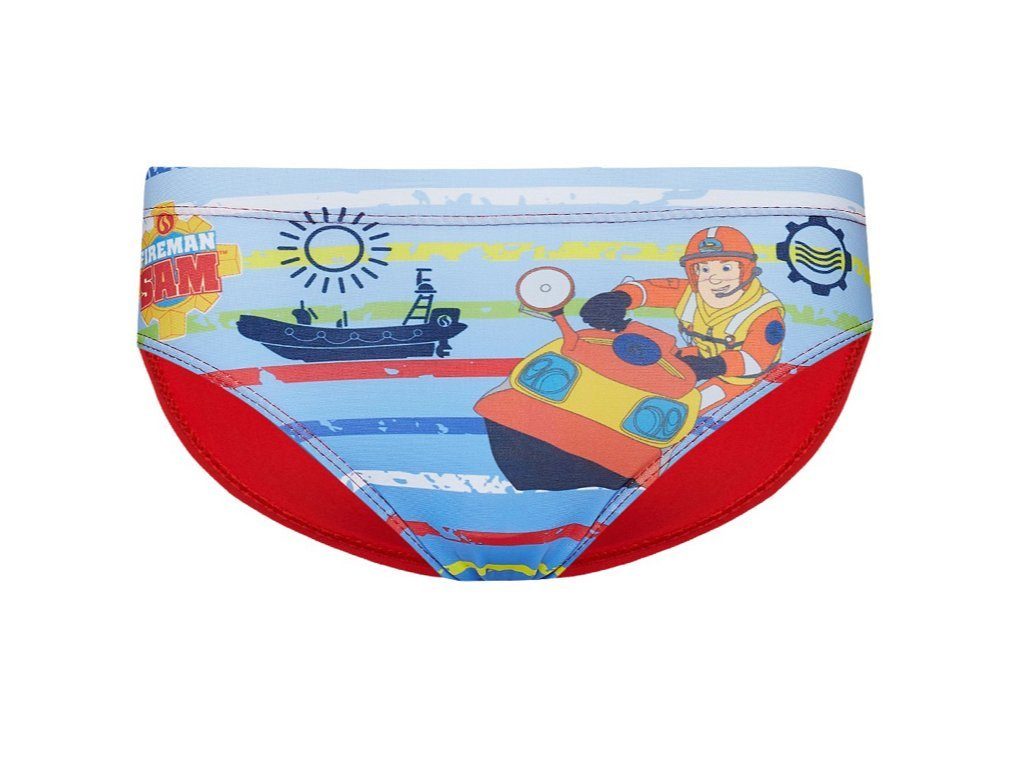 Feuerwehrmann Sam Badehose Badehose Beach Patrol rot