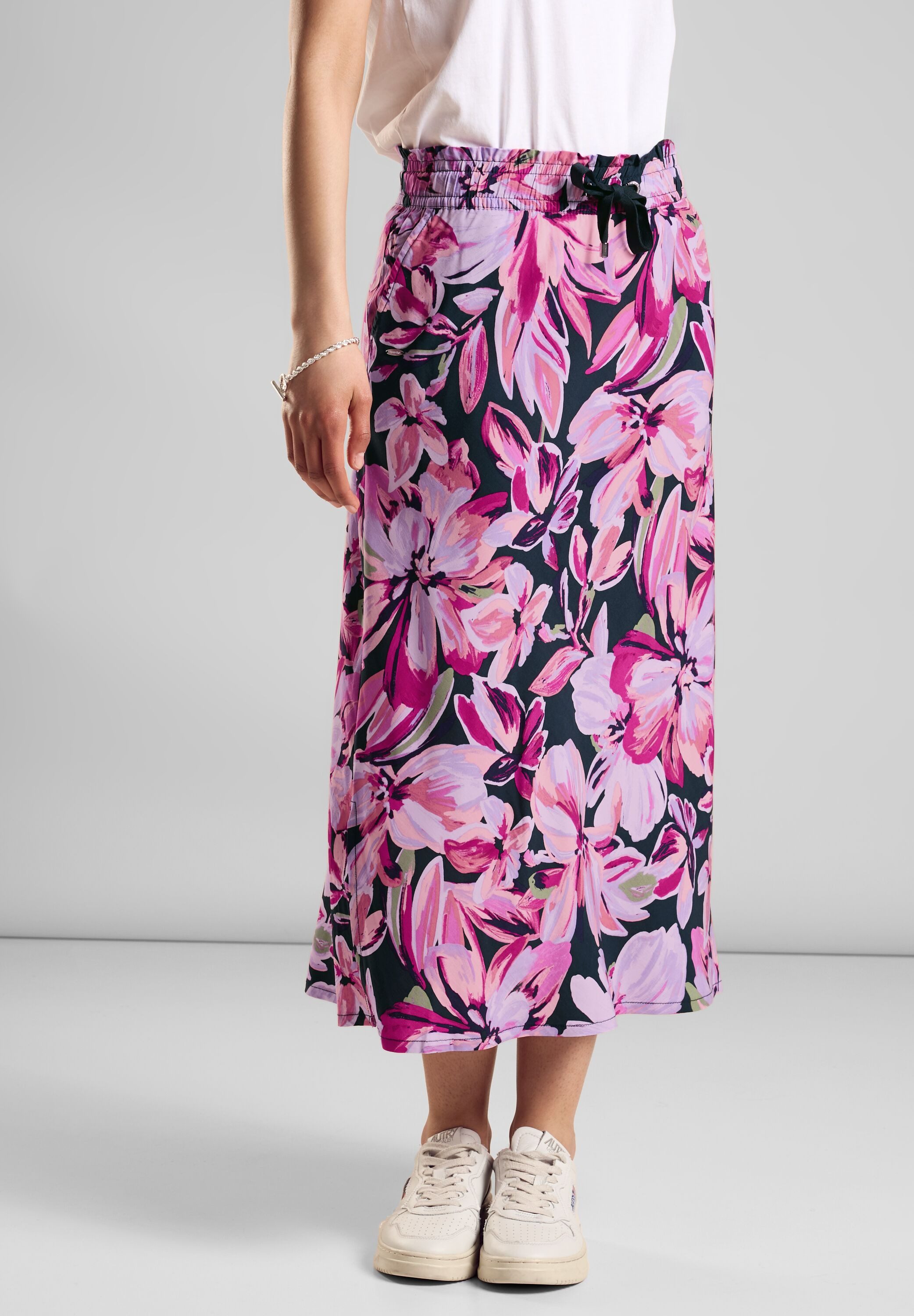 STREET ONE Maxirock Elastikbund mit Tunnelzug