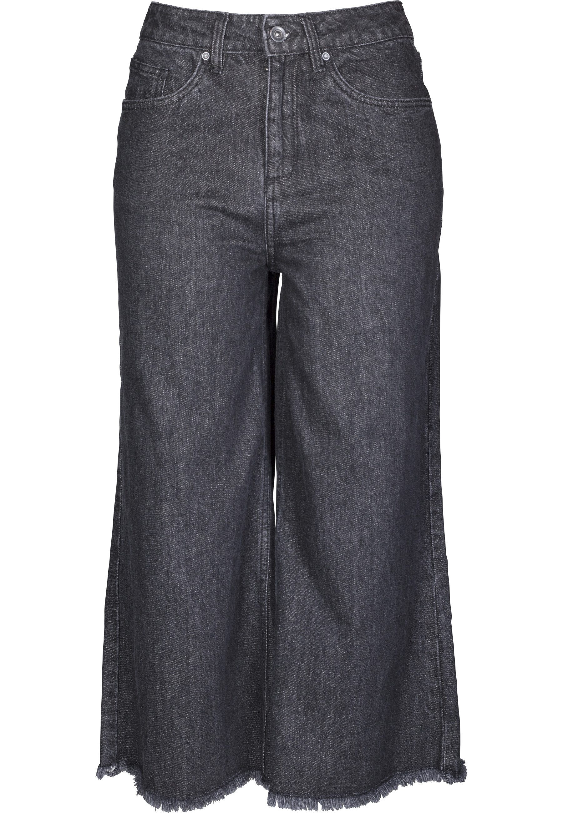 Bequeme Jeans Urban Classics Damen Ladies Denim Culotte