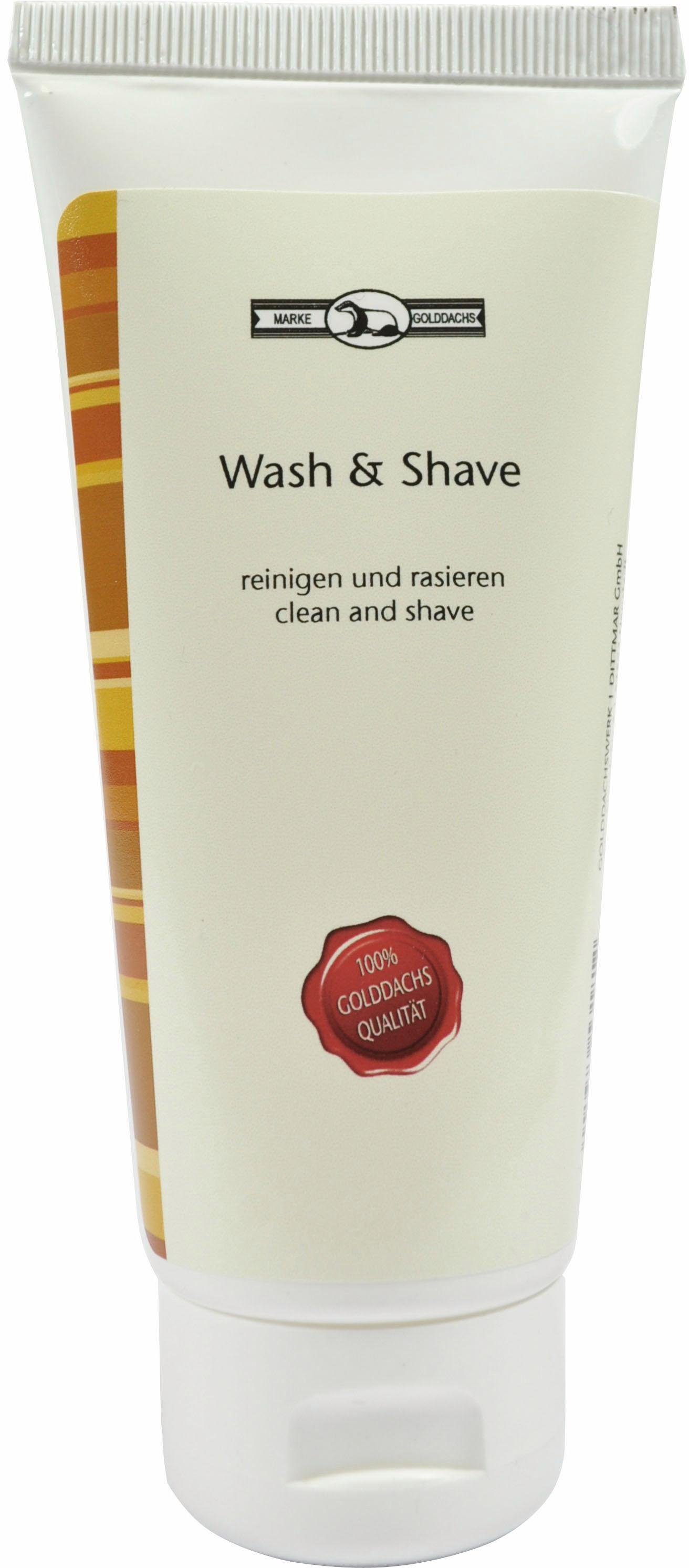 Wash Shave Rasierschaum & Golddachs