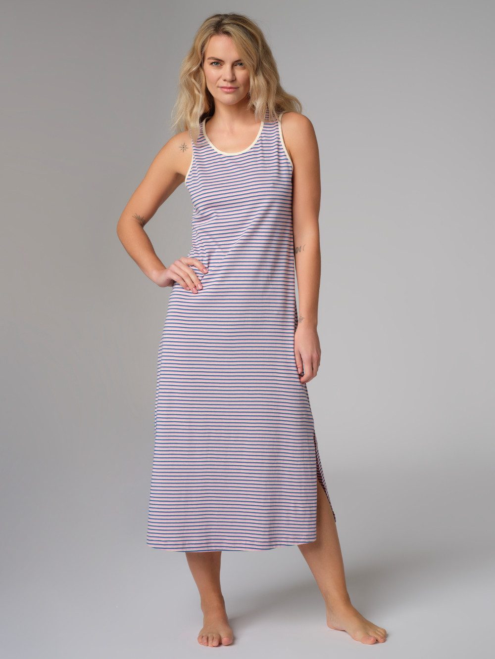 comazo Shirtkleid aus Baumwolle mit Alloverdruck