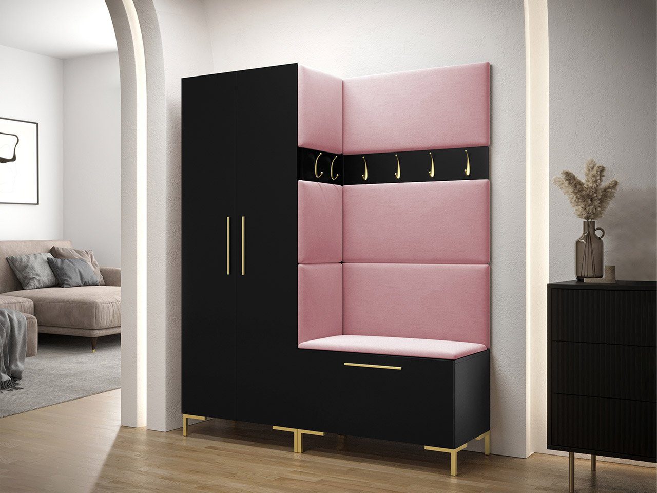MIRJAN24 Garderoben-Set Zilion I, (Komplett-Set, Drehtürenschrank, günstig online kaufen