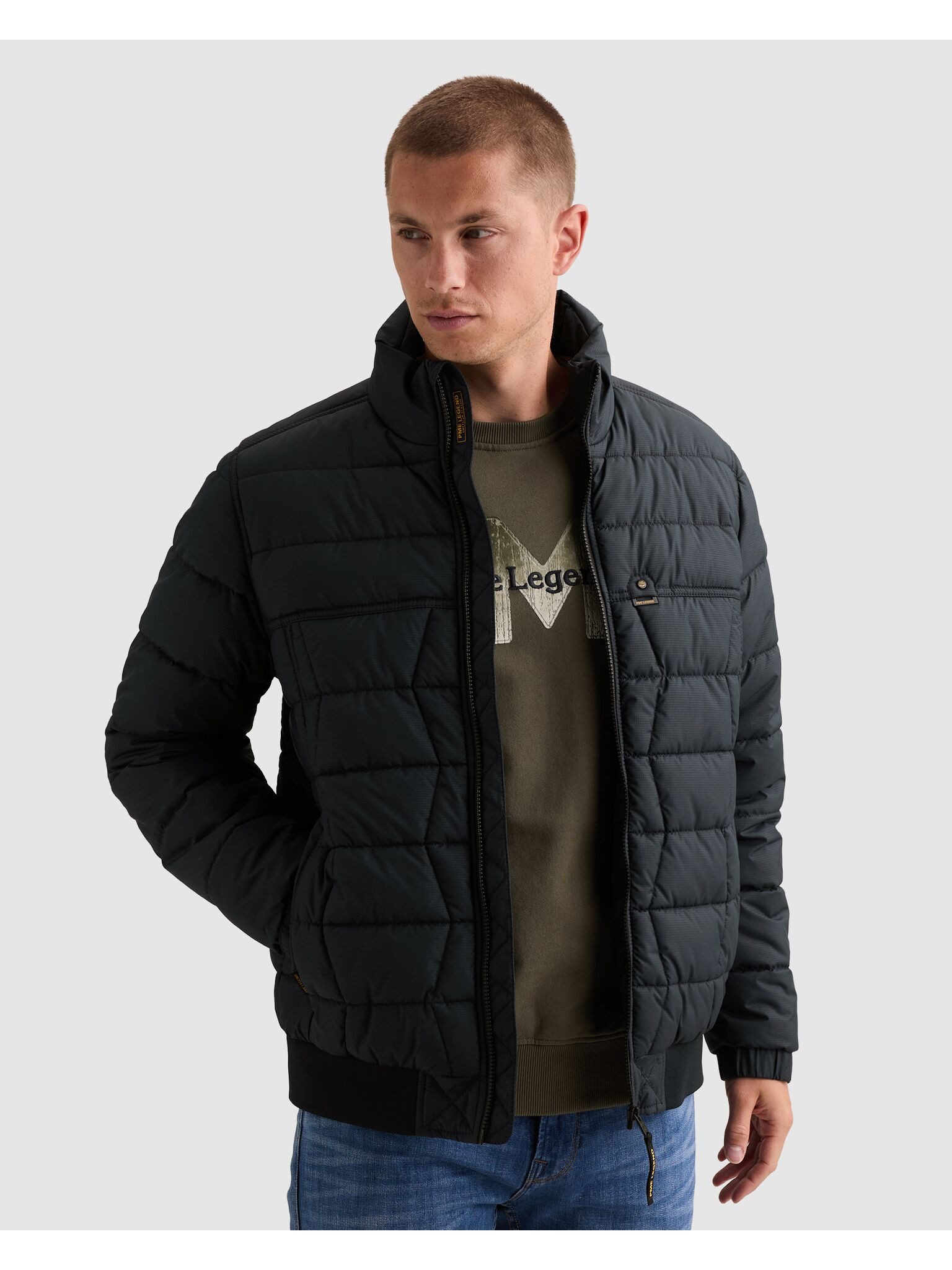 PME LEGEND Blouson in gesteppter Optik, wasserabweisend
