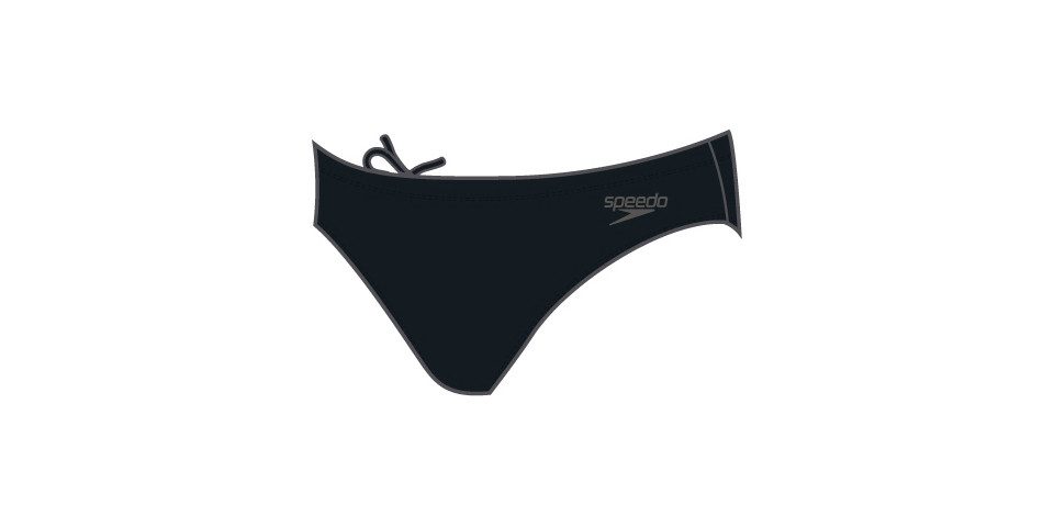 Speedo Badehose ECO END+ 7CM BRF AM BLACK BLACK