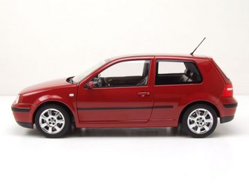 Norev Modellauto VW Golf 4 2002 rot Modellauto 1:18 Norev, Maßstab 1:18
