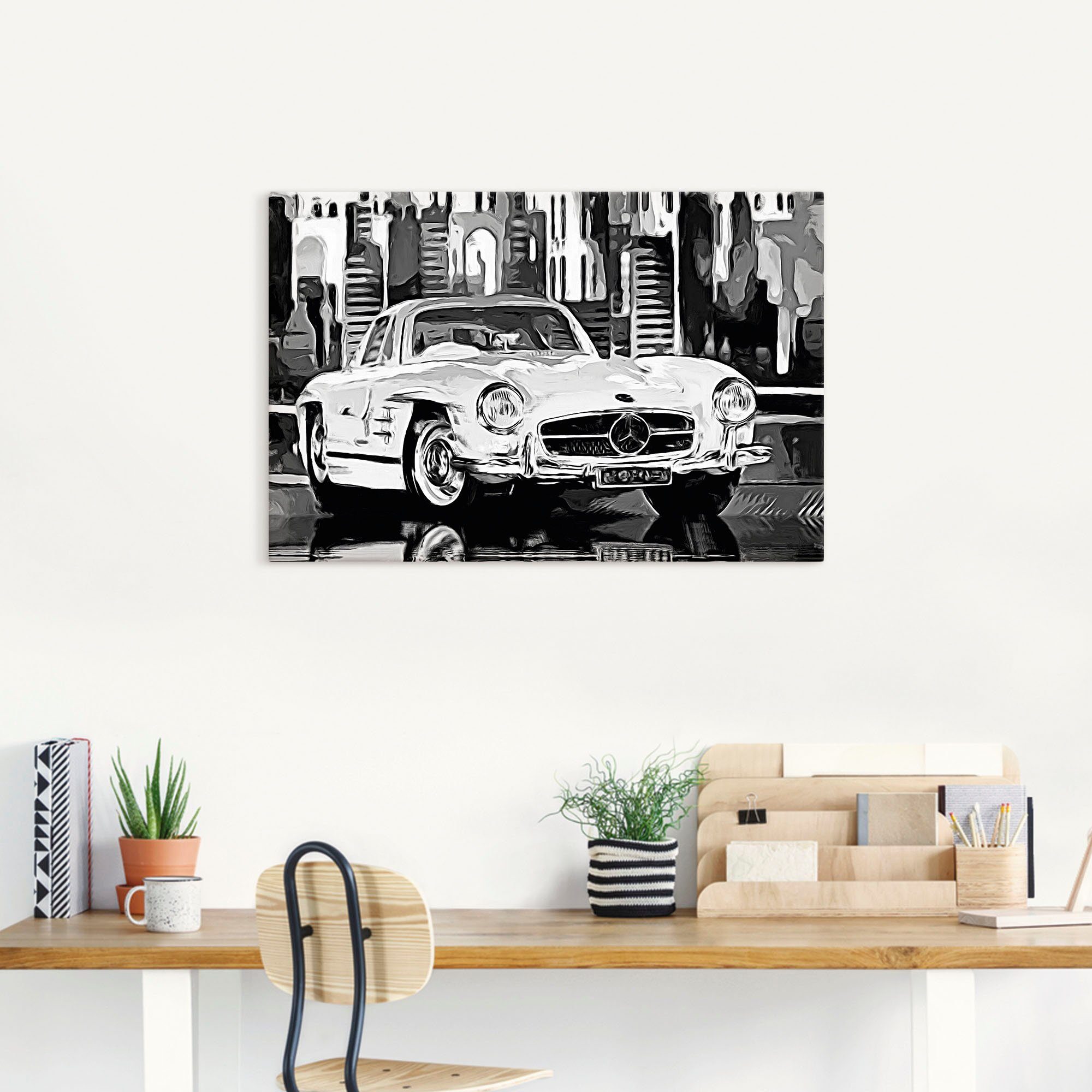Artland Wandbild 300 SL Flügeltürer, Auto (1 St), als Leinwandbild, Poster in verschied. Größen