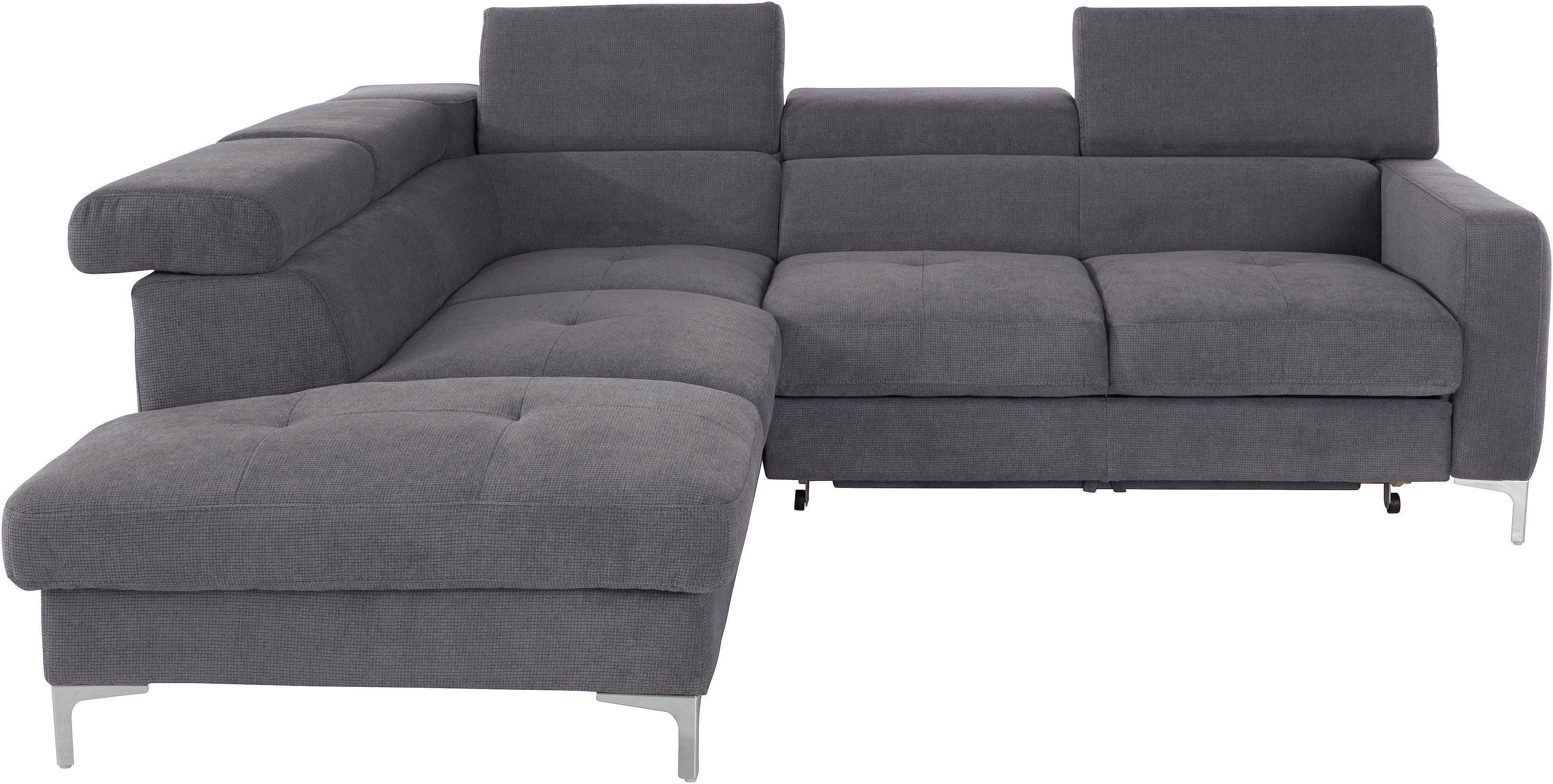 COTTA Polstergarnitur Sammy L-Form, (Set), Set bestehend aus: Ecksofa mit K günstig online kaufen