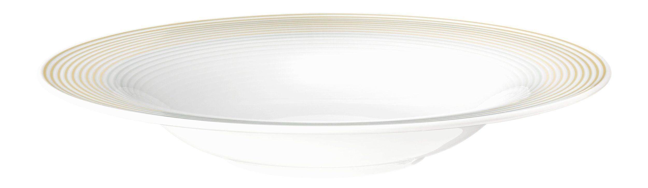 Seltmann Weiden Pastateller Pastateller Blues sandbeige rund mit Relief H 4,6 cm -500 ml, (1 St)