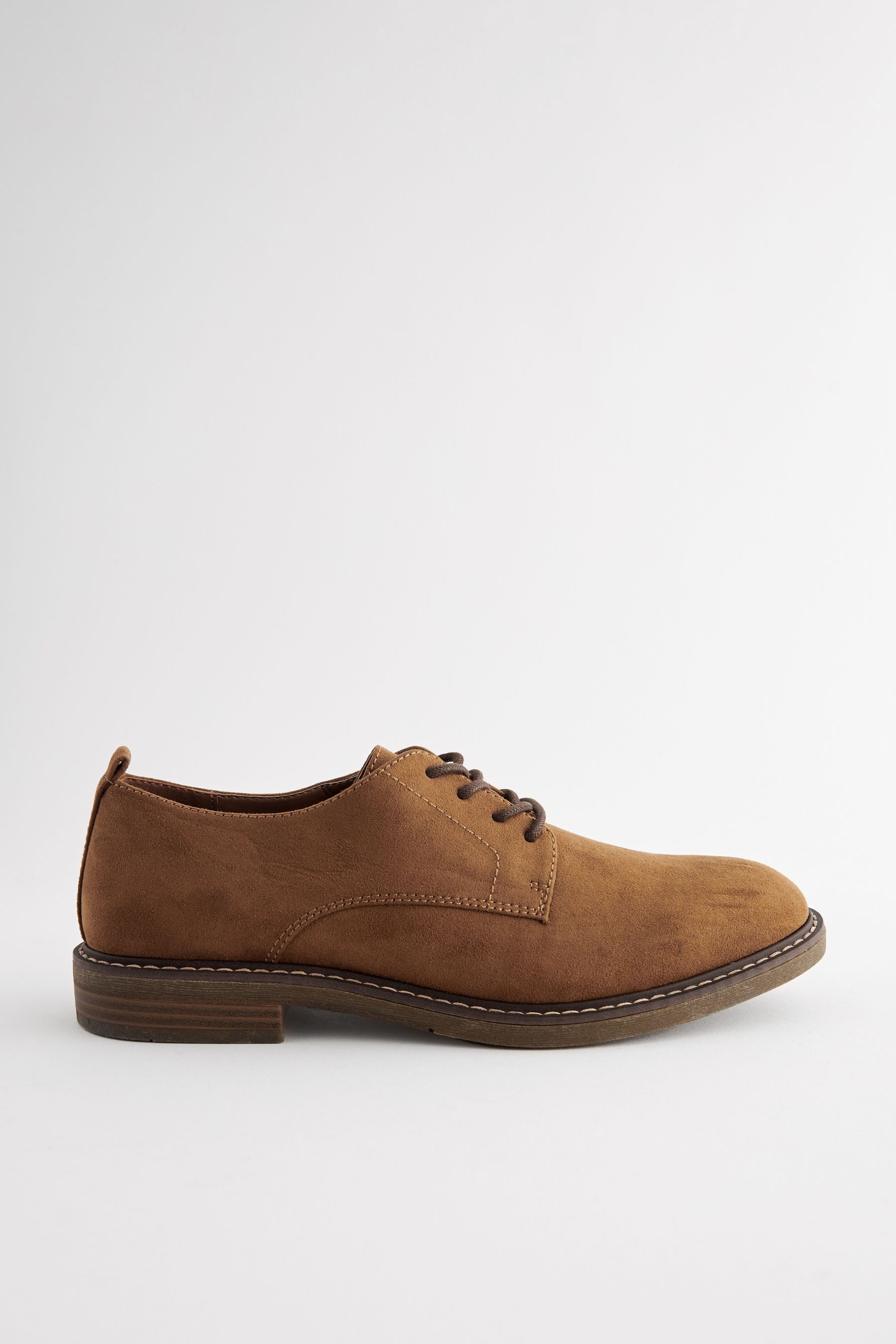 Next Derby-Schuhe aus Velourskunstleder Schnürschuh (1-tlg) günstig online kaufen
