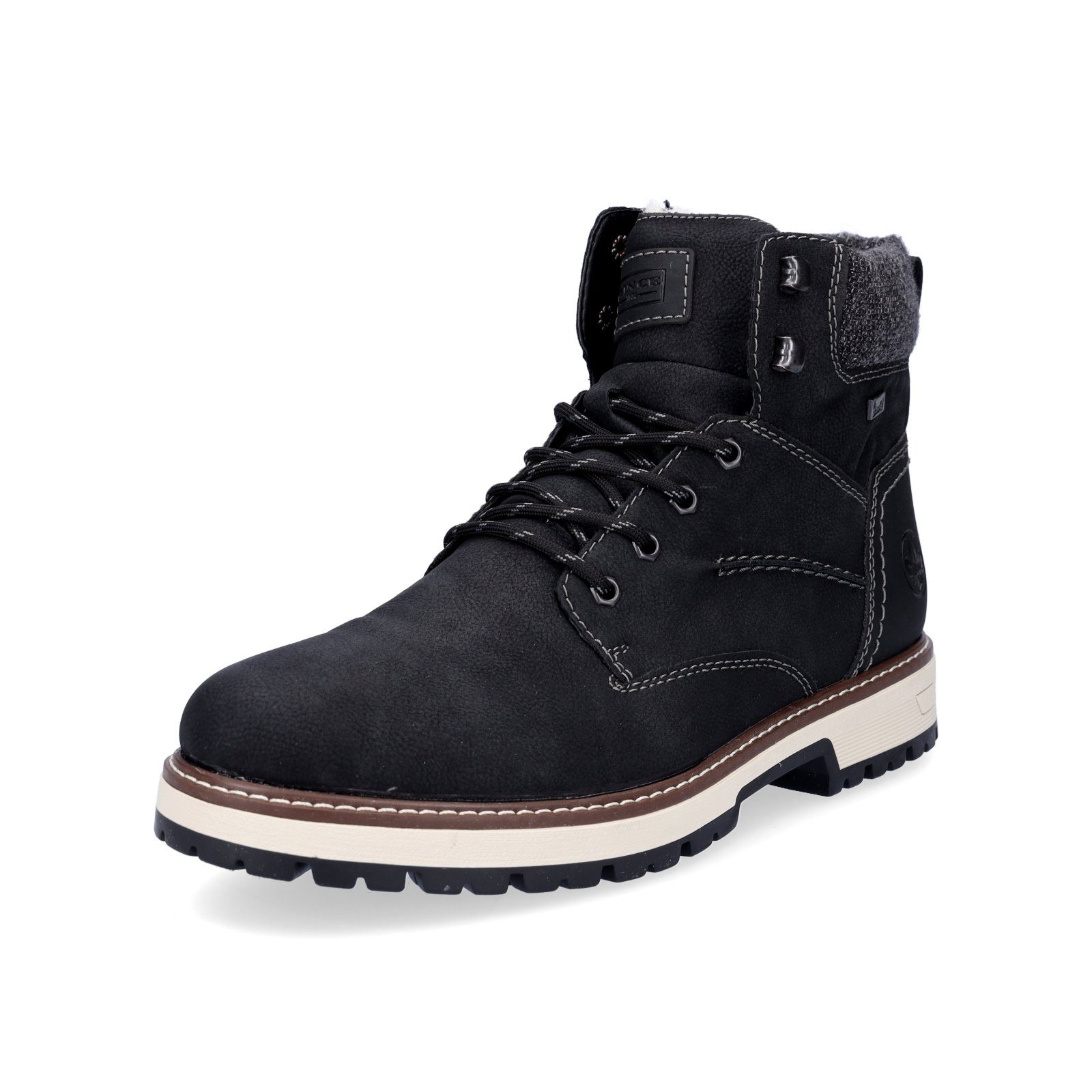 Rieker Herren Schnürboot schwarz Schnürboots