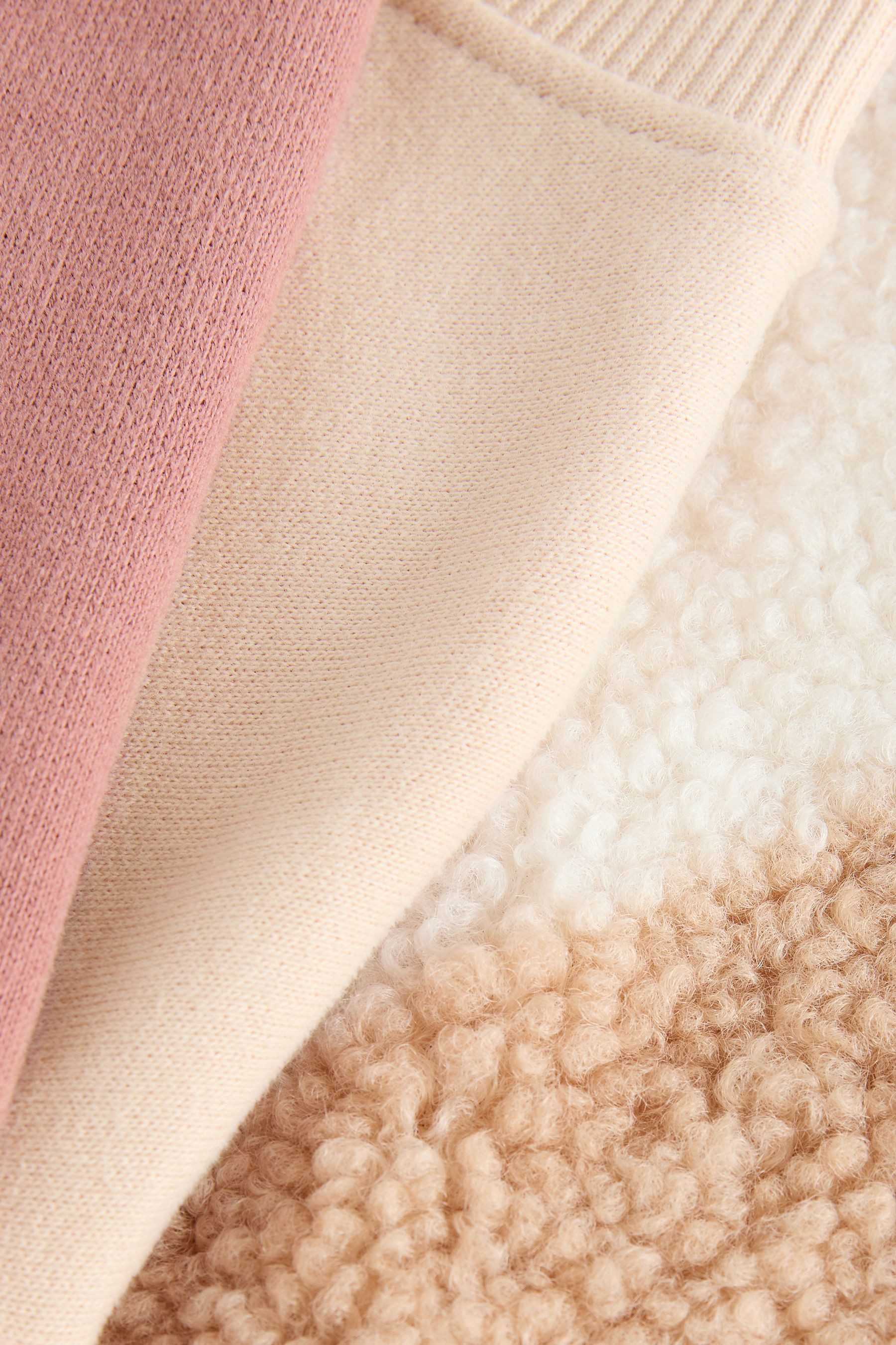 Next Top & Leggings Weste, Sweatshirt und Jogginghose, 3er-Set (3-tlg)