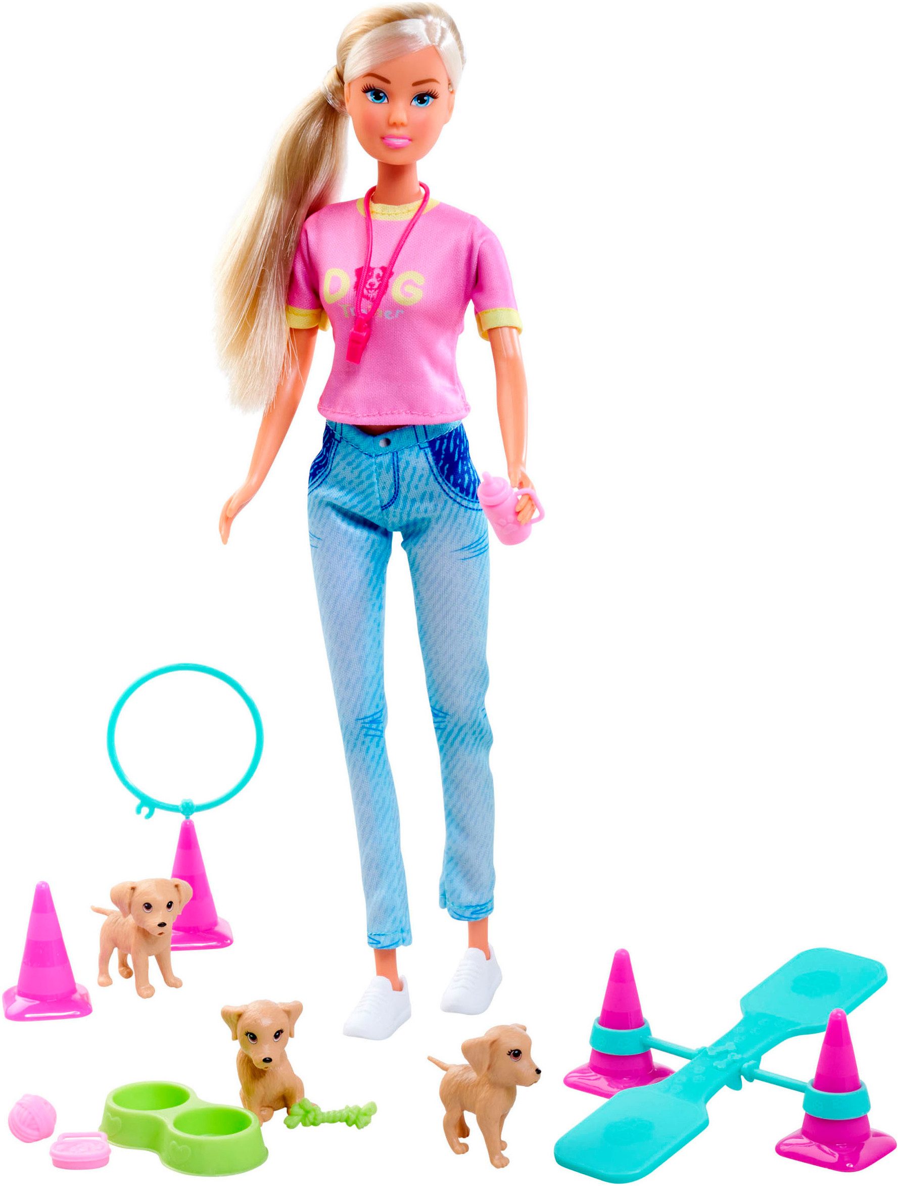 SIMBA Anziehpuppe Steffi Love, Dog Trainer günstig online kaufen