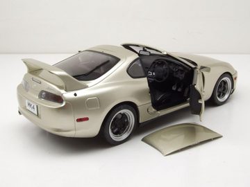 Solido Modellauto Toyota Supra MK4 A80 Targa 1998 quicksilver fx Modellauto 1:18 Solido, Maßstab 1:18