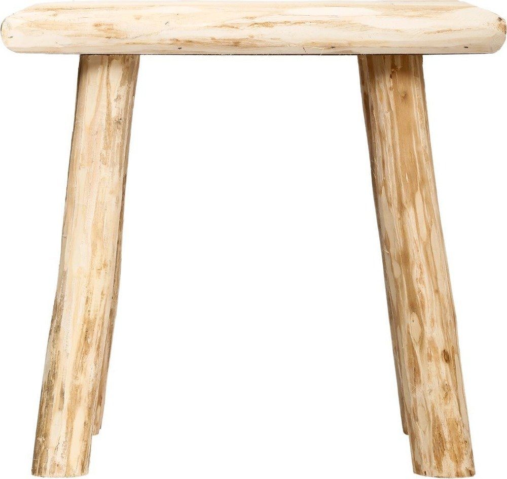 Atmosphera Créateur d'intérieur Sitzhocker Holzhocker - rechteckiger Hocker, Schemel, 34 x 24 x 32 cm (1 Stk., Sitzhocker), funktional