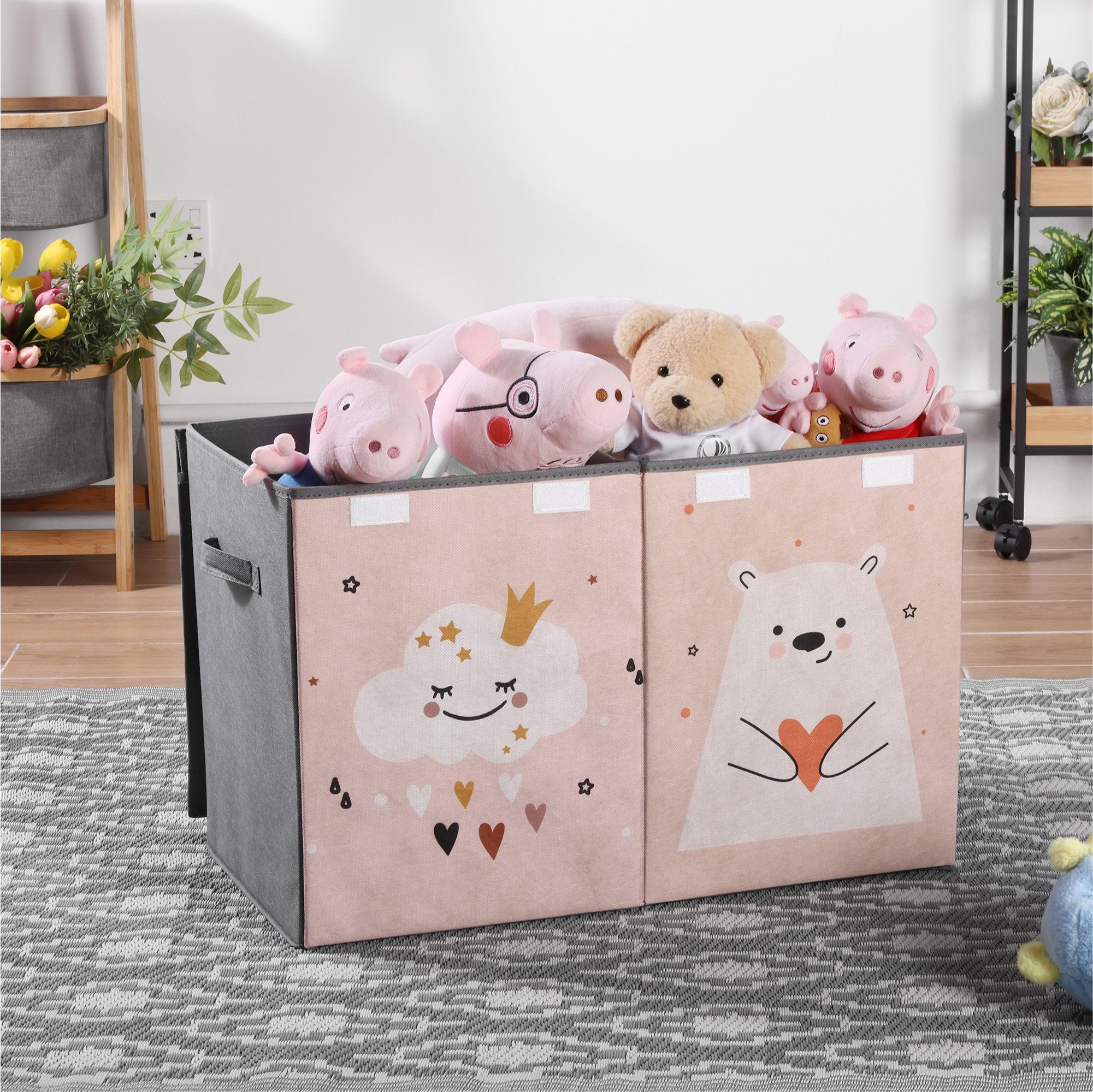 Navaris Aufbewahrungsbox Kinder Aufbewahrungsbox groß - günstig online kaufen