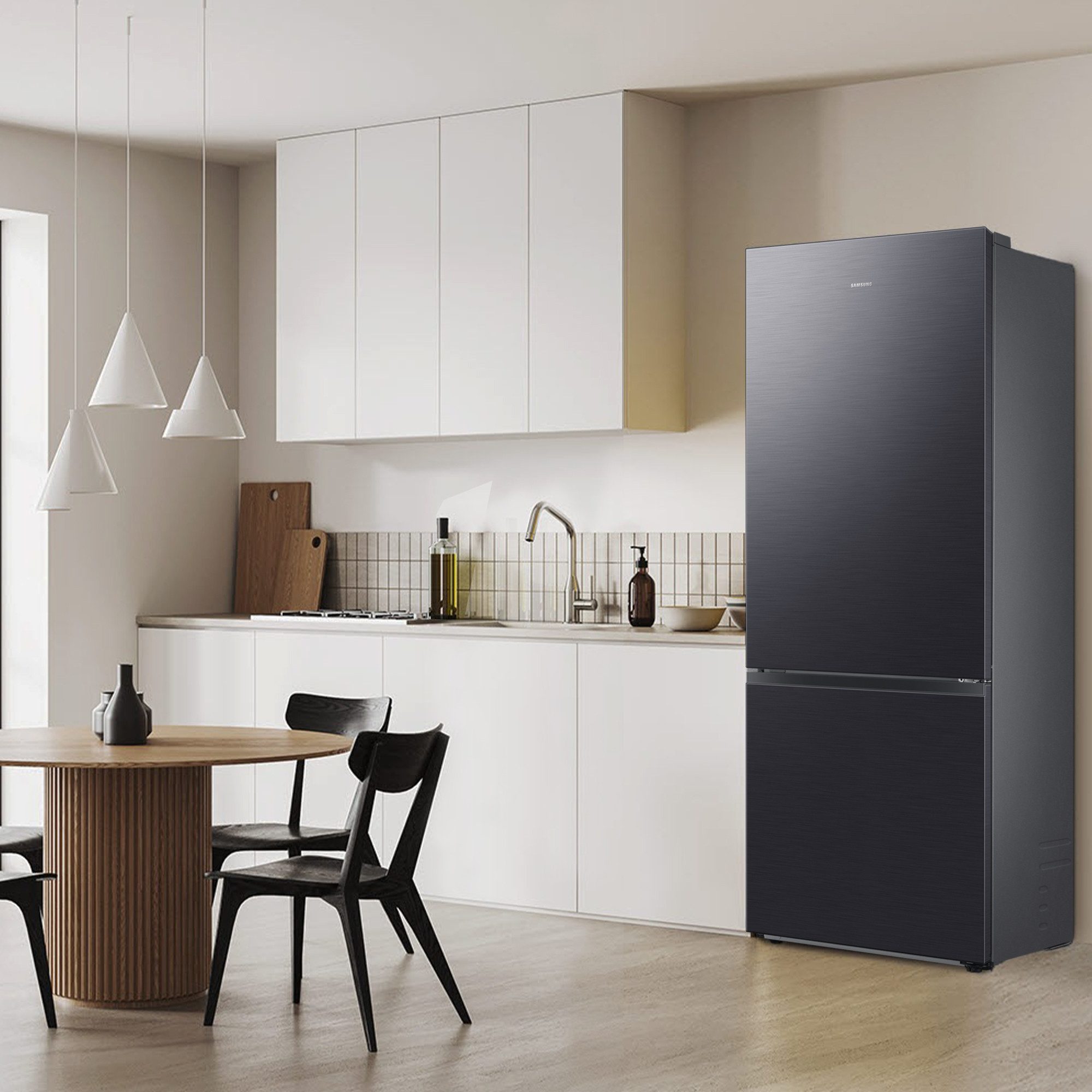 Samsung Kühl-/Gefrierkombination RB6000 RB53DG703CB1, 203 cm hoch, 75,9 cm breit, extra weit 75cm, NoFrost