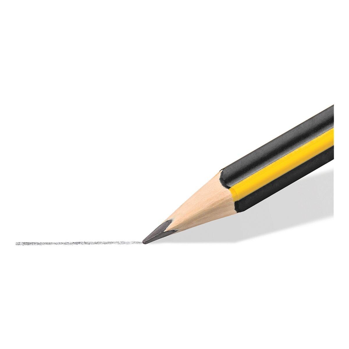 STAEDTLER Bleistift Noris HB Dreikant mit Soft-Oberfläche (mittelweich), 183