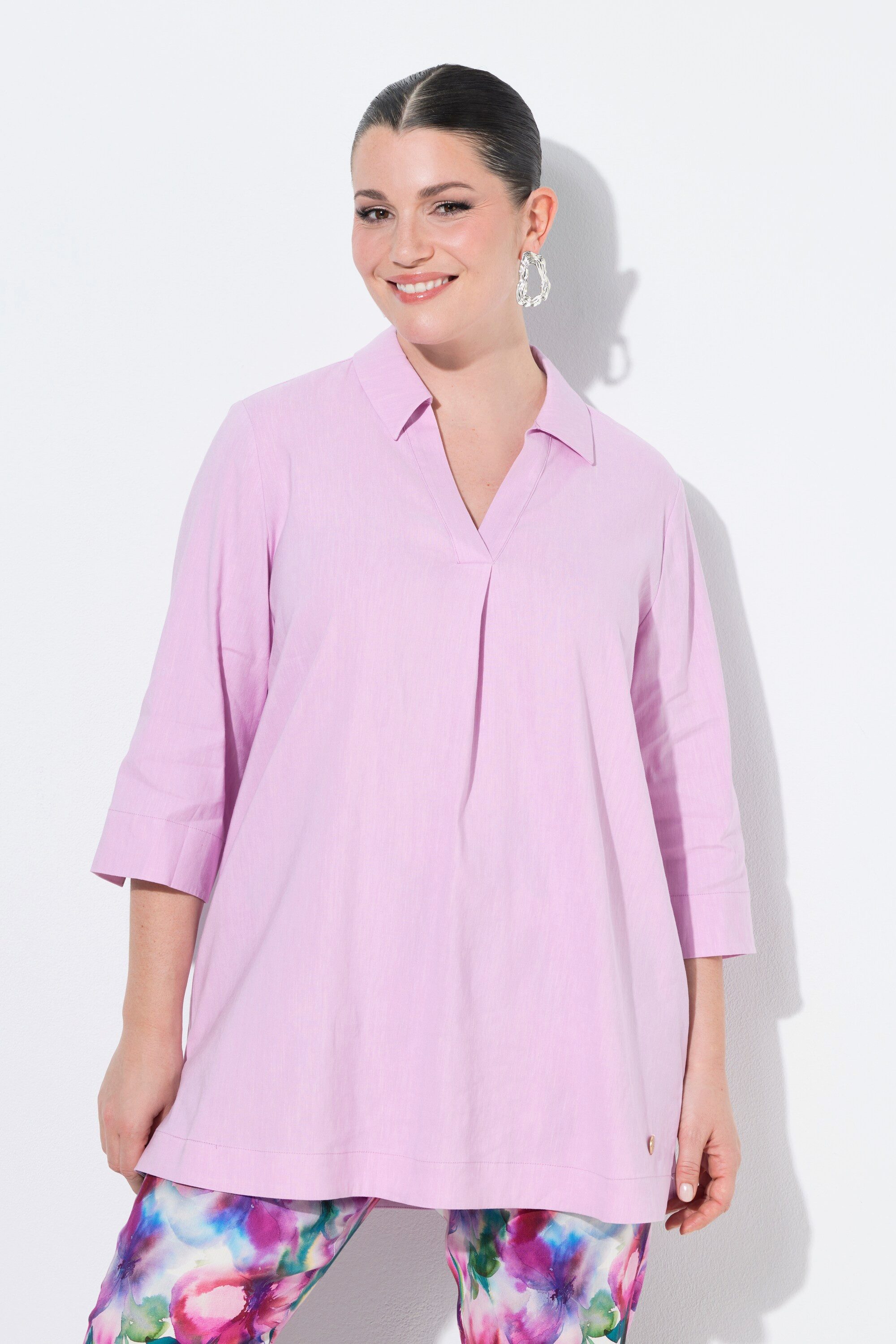 Ulla Popken Tunika Leinenmix-Tunika