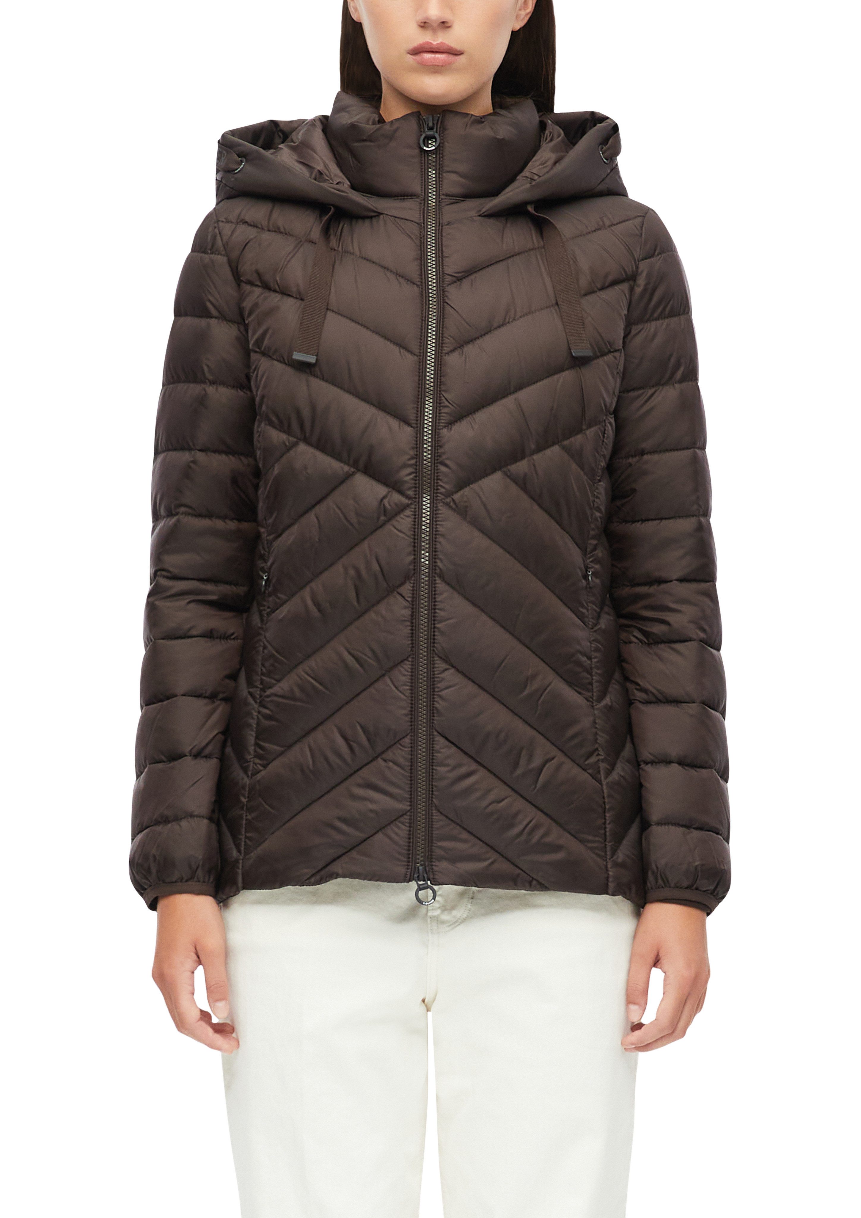 s.Oliver Steppjacke Seitliche Eingrifftaschen mit Reißverschluss