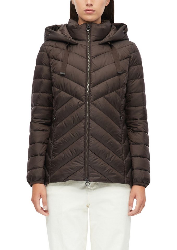 s.Oliver Steppjacke Seitliche Eingrifftaschen mit Reißverschluss