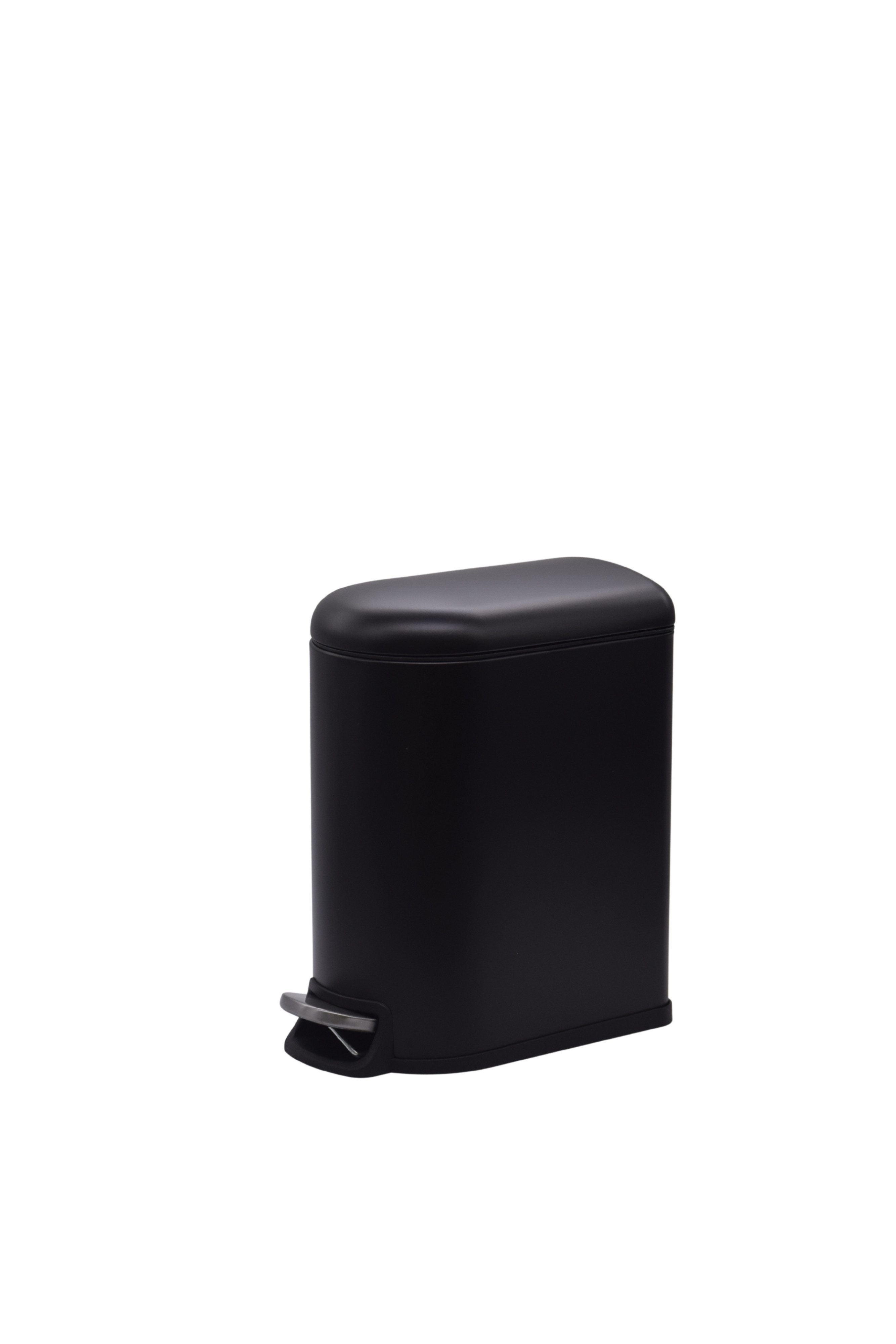 Euroshowers GmbH Kosmetikeimer Euroshowers Kosmetikeimer Pedalhink Classic 5L Schwarz 5L 5 liter, mit Pedal und soft-close Deckel