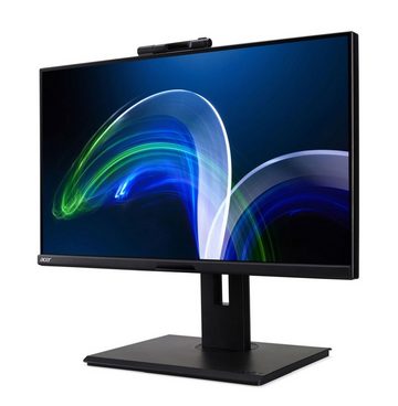 Acer B8 Monitor, B248Y, Schwarz TFT-Monitor (1920 x 1080 px, Full HD, 4 ms Reaktionszeit, 75 Hz, IPS, Kamera, Lautsprecher, HDR, Kopfhörerbuchse, Höhenverstellbar)