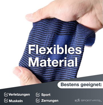 Sportyfits® Bandage Bandagen Set 7 Teilig mit Ellenbogen-, Fuß-, Schulter- und Kniebandage (7-tlg)