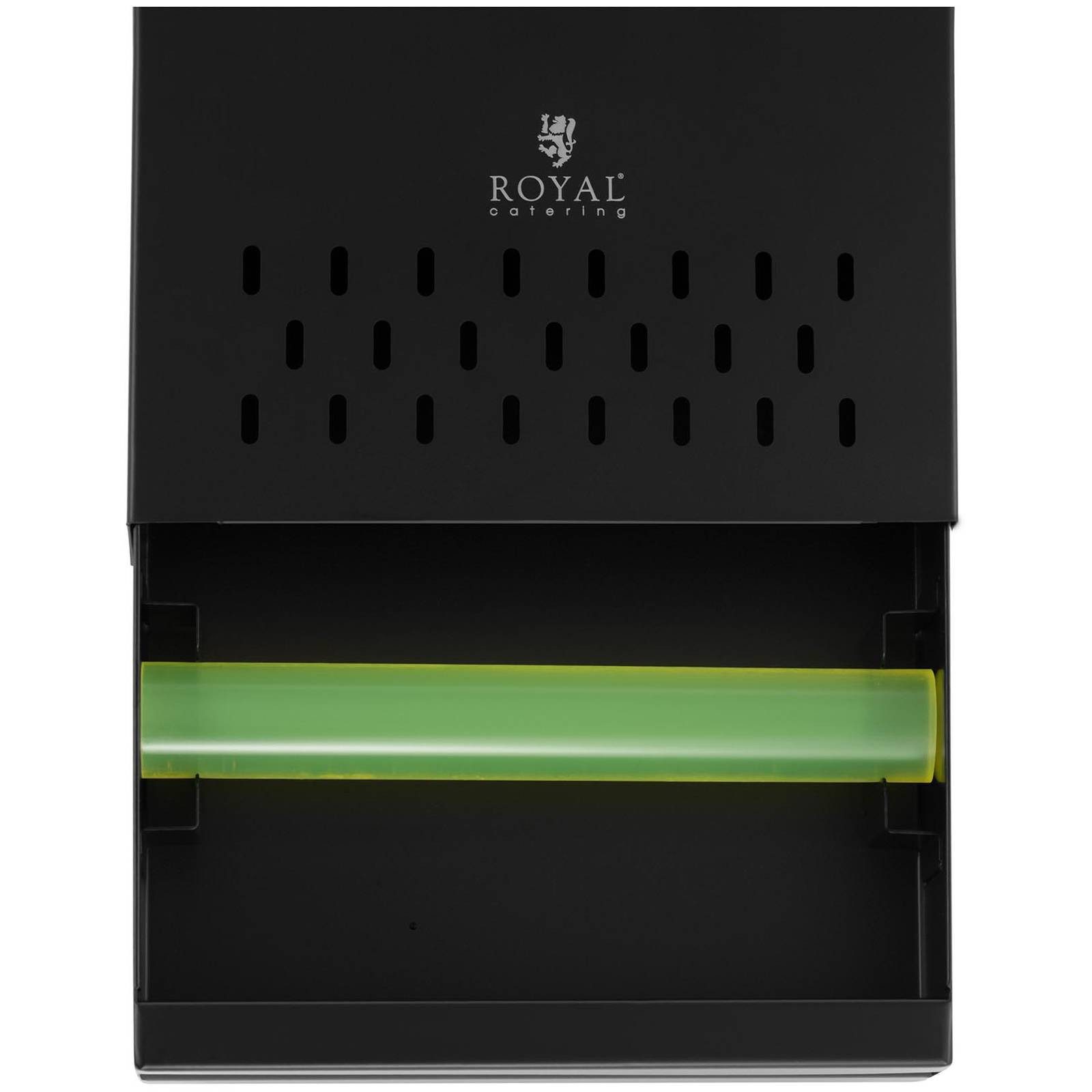 Royal Catering Ausklopfbehälter 5,7 l Espresso Abklopfbehälter Kaffeesatz Knock Box Edelstahl Gastro