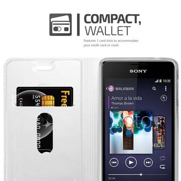 Cadorabo Handyhülle Sony Xperia E1 Sony Xperia E1, Klappbare Handy Schutzhülle - Hülle - mit Standfunktion und Kartenfach